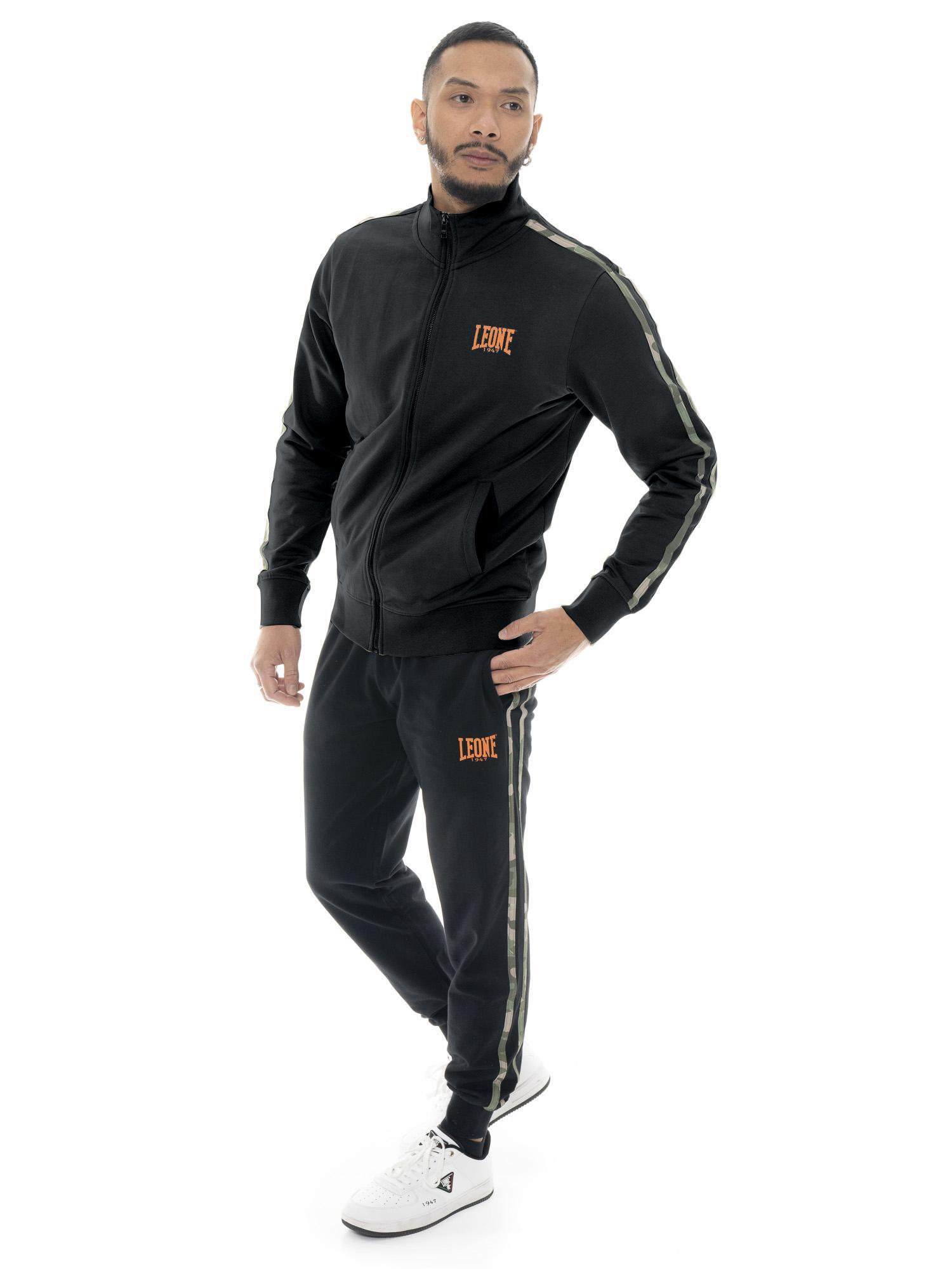 Chándal hombre Leone 1947 Apparel Military cremallera algodón ligero 2/5