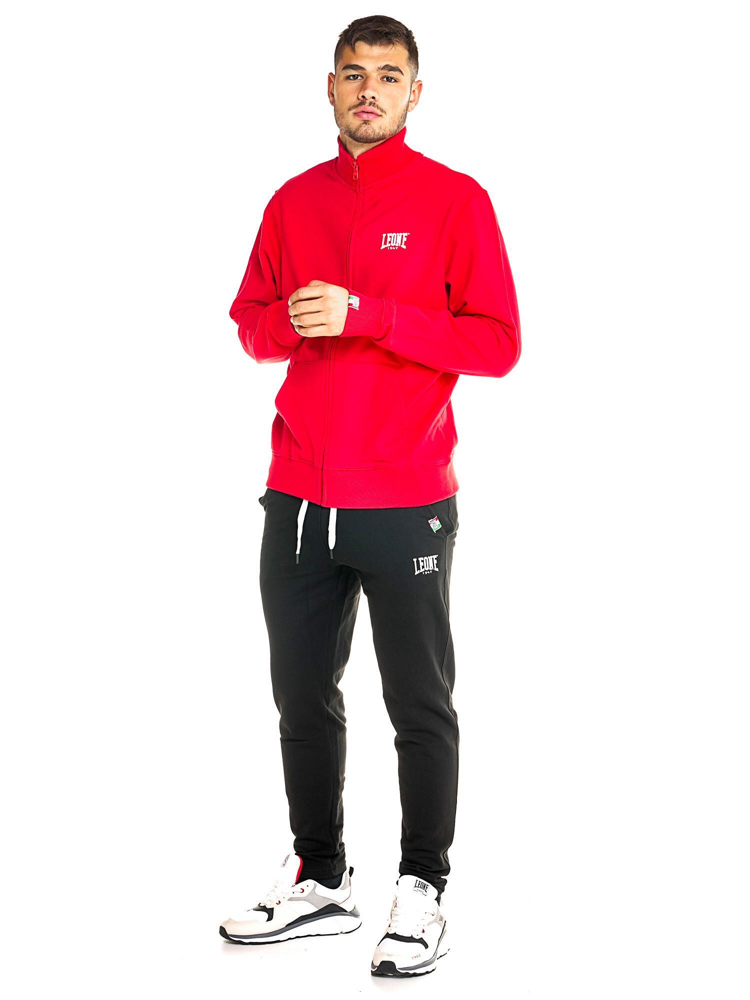 Felpa uomo con zip collo alto linea Basic 2/8