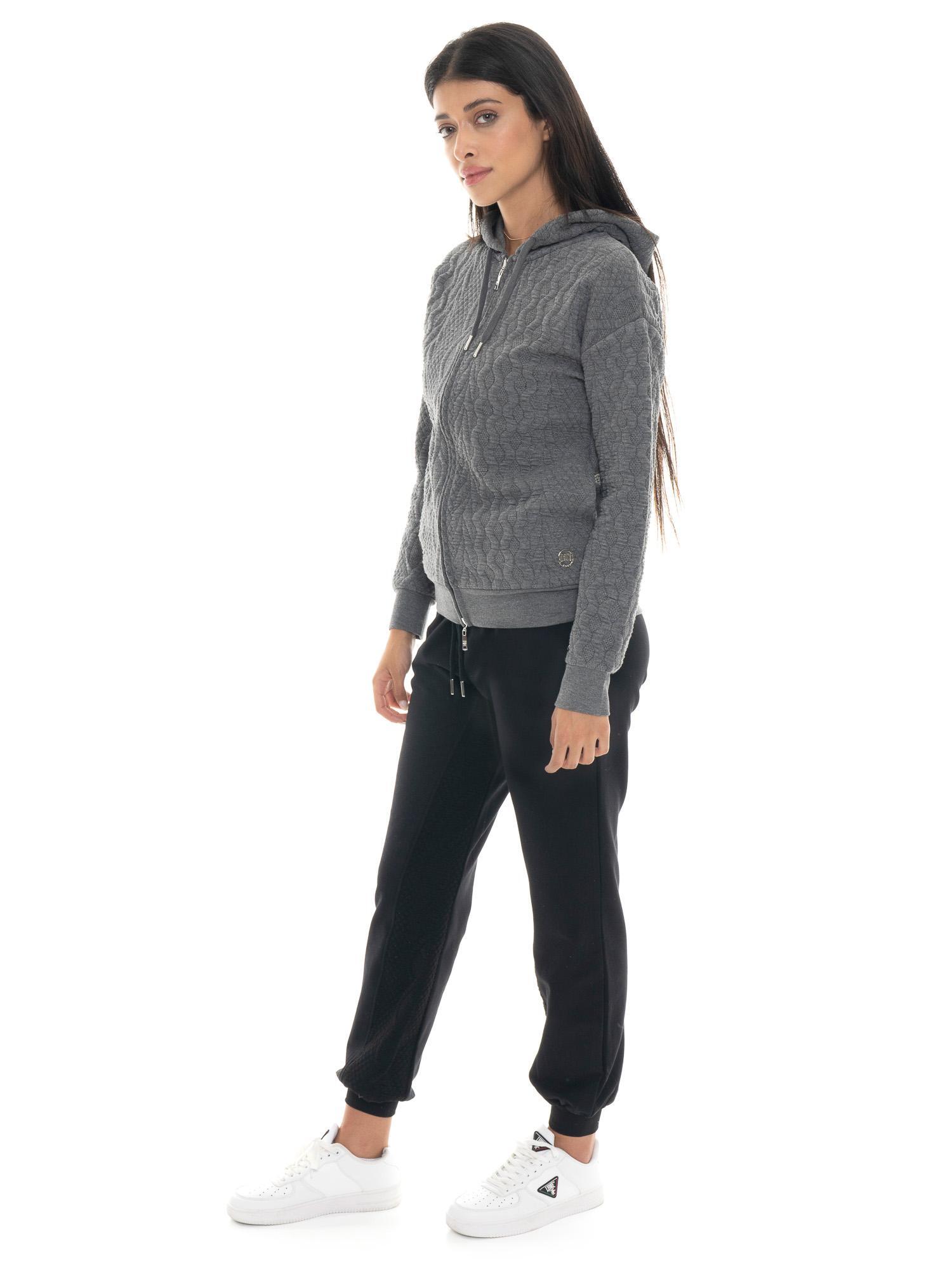 Sweat à capuche femme Leone 1947 Apparel zip 7/7