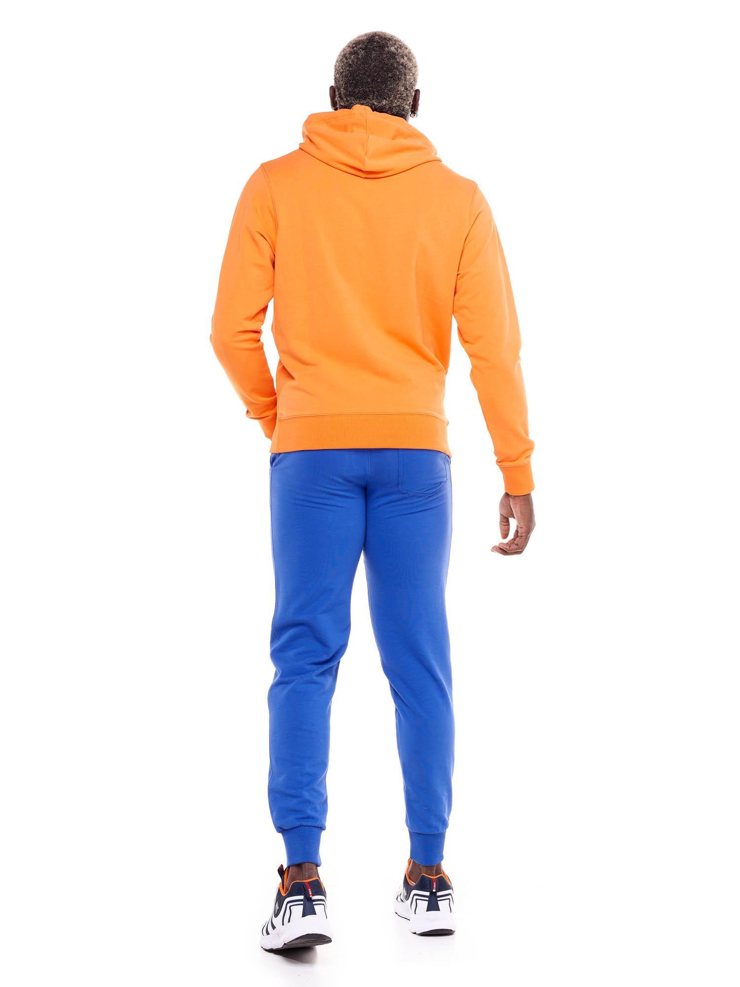 Felpa uomo con cappuccio Leone 1947 Apparel Big Logo, cotone leggero 4/8