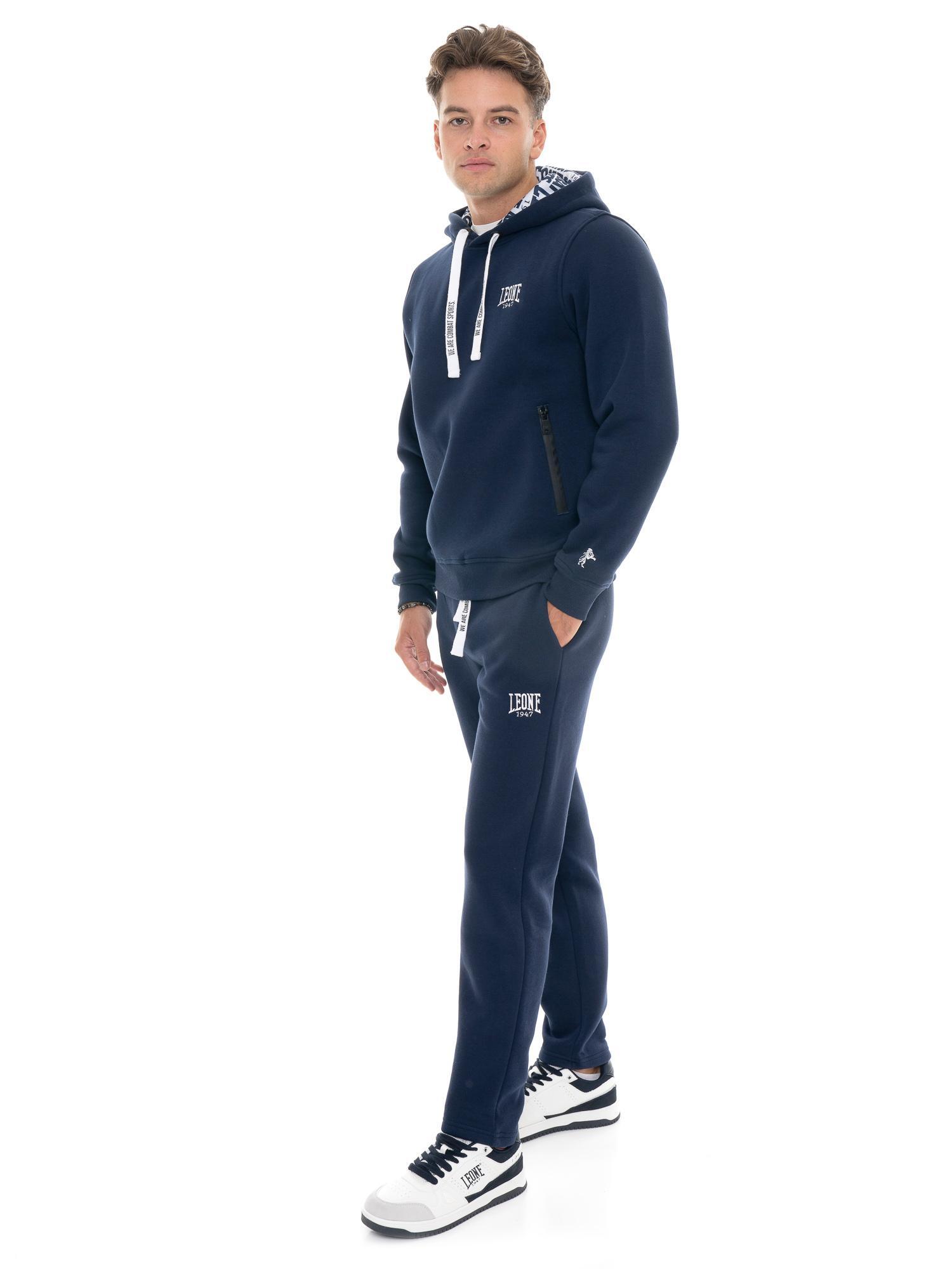 Sweat à capuche d'hiver pour homme avec petit logo Leone 1947 Soft Basic 2/5