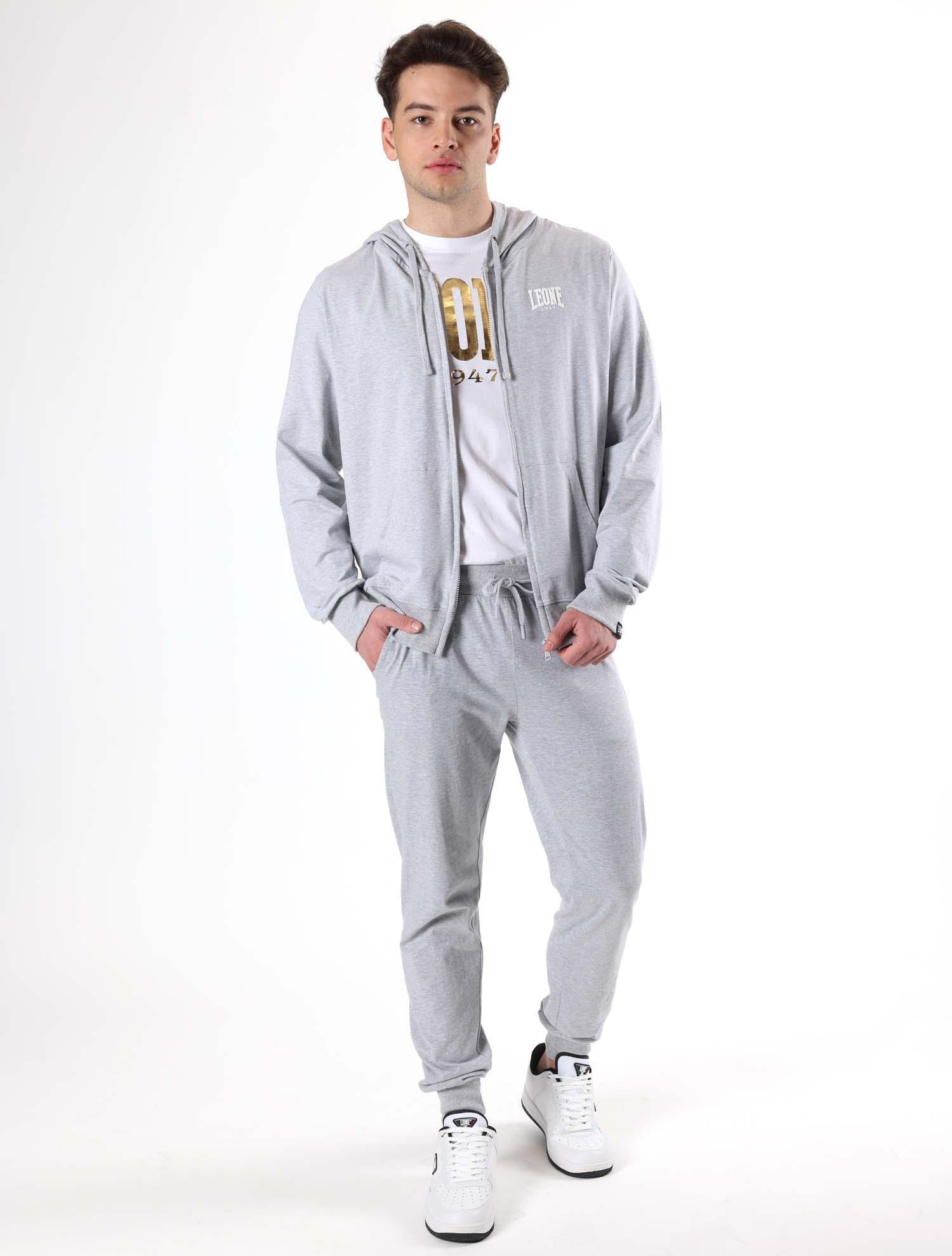 Sweat-shirts à capuche zippés Leone Sporty pour hommes 2/5