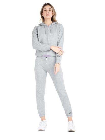 Survêtement zippé à capuche femme Neon