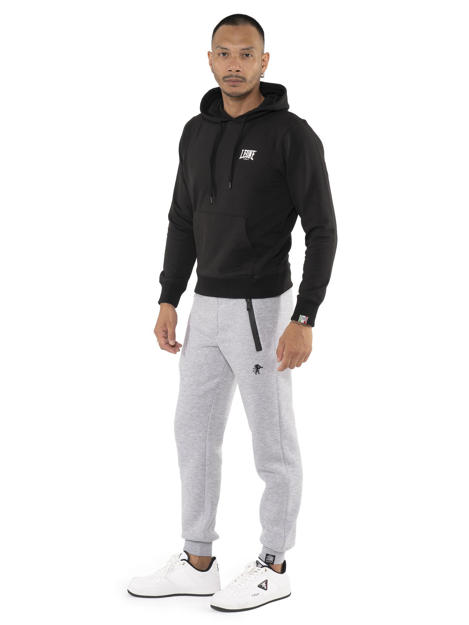 Felpa Leone uomo con cappuccio Basic 2/7