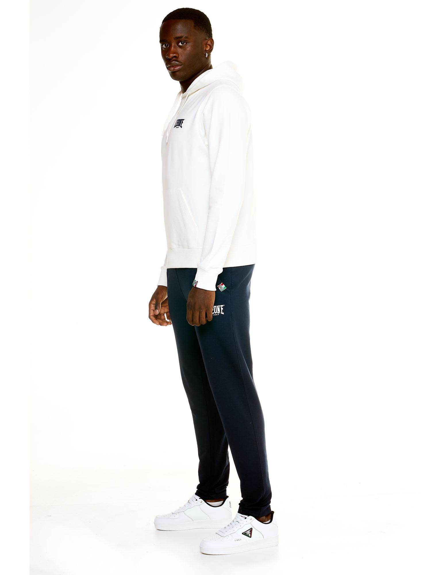 Felpa Leone uomo con cappuccio Basic 2/8