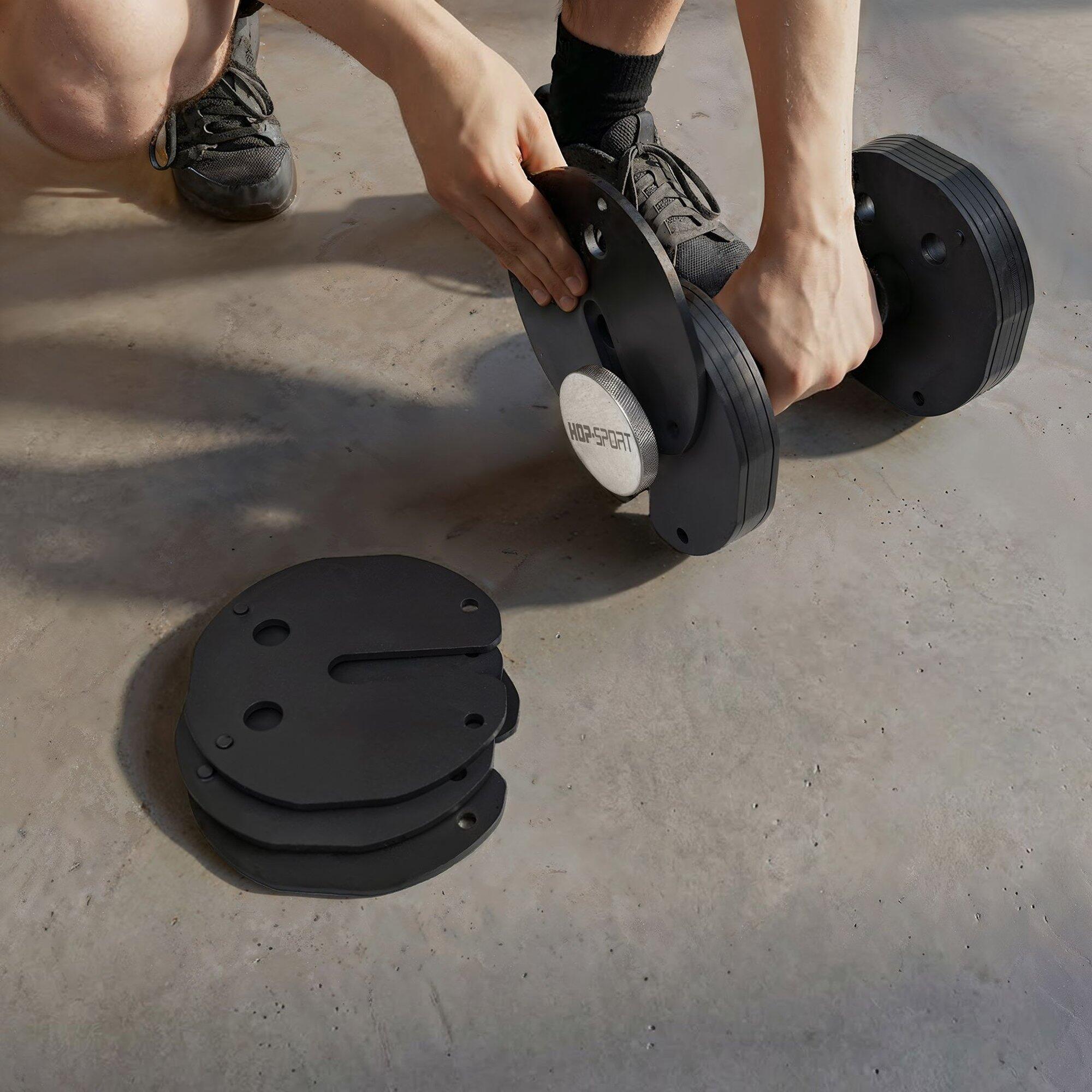 Hantla żeliwna 30kg Hop-Sport HS-MA3030D regulowana 5/7