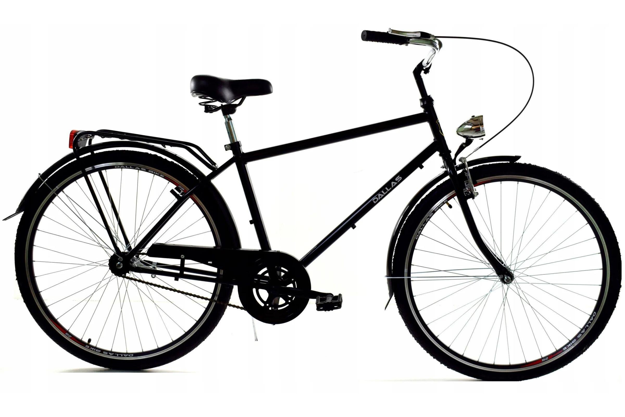 Bicicleta masculina Dallas, 28", 1 velocidad, 165-190 cm, Negro 2/4