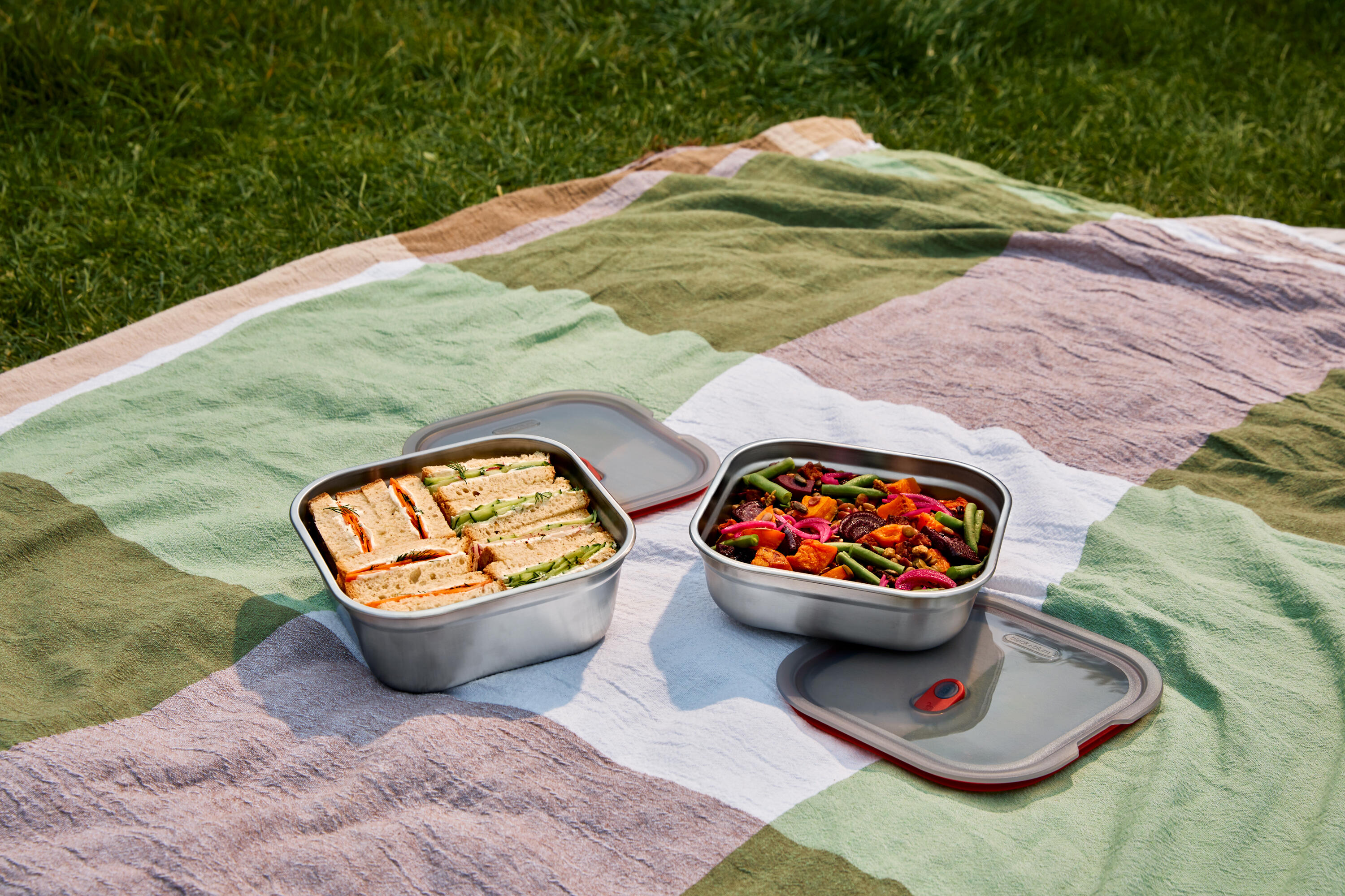 LUNCH BOX MULTIFONCTION CARRÉ GRAND - 1400ML 6/6