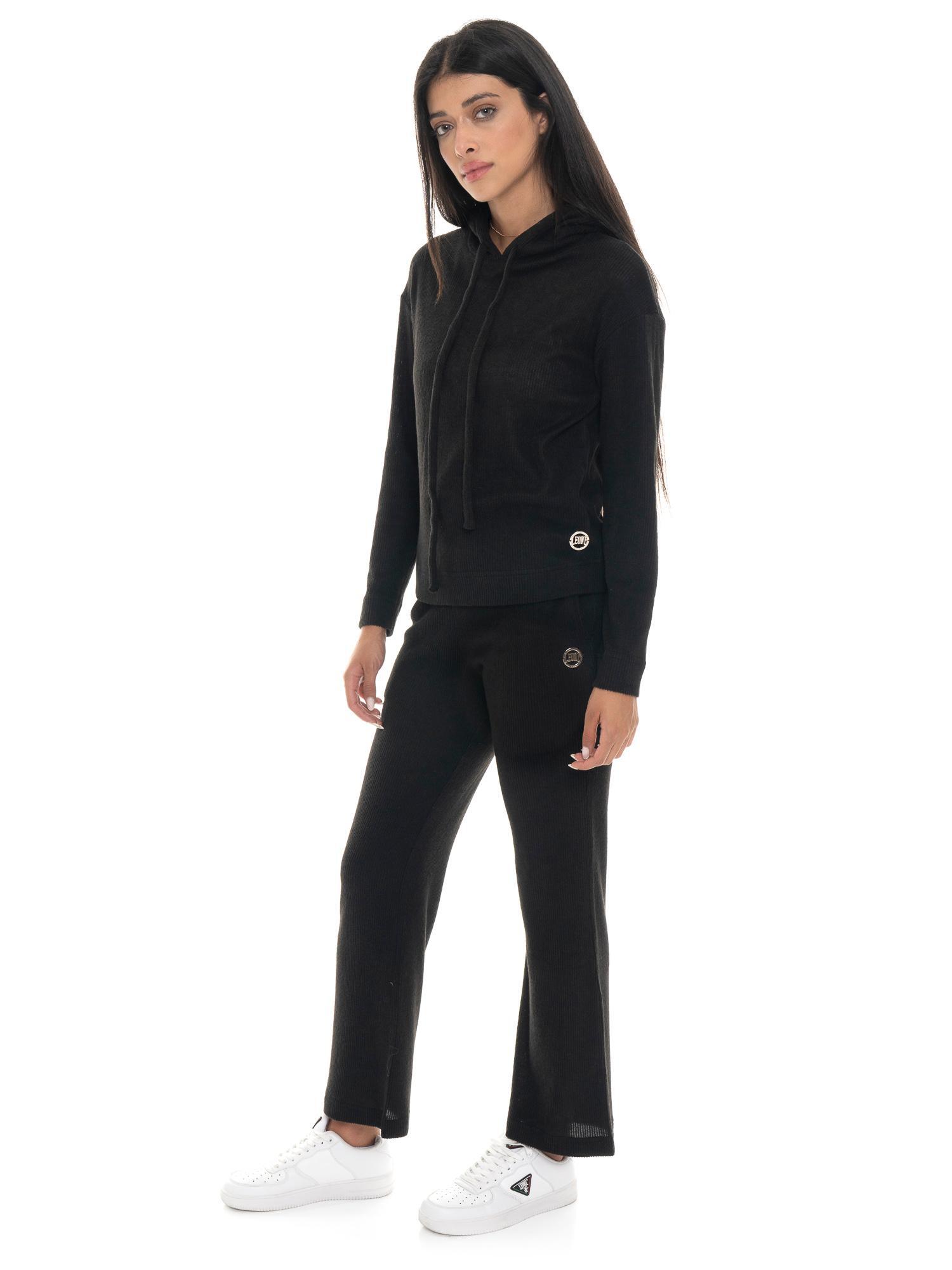 Sudadera con capucha de invierno acanalada para mujer Leone 1947 Warm Touch 7/7