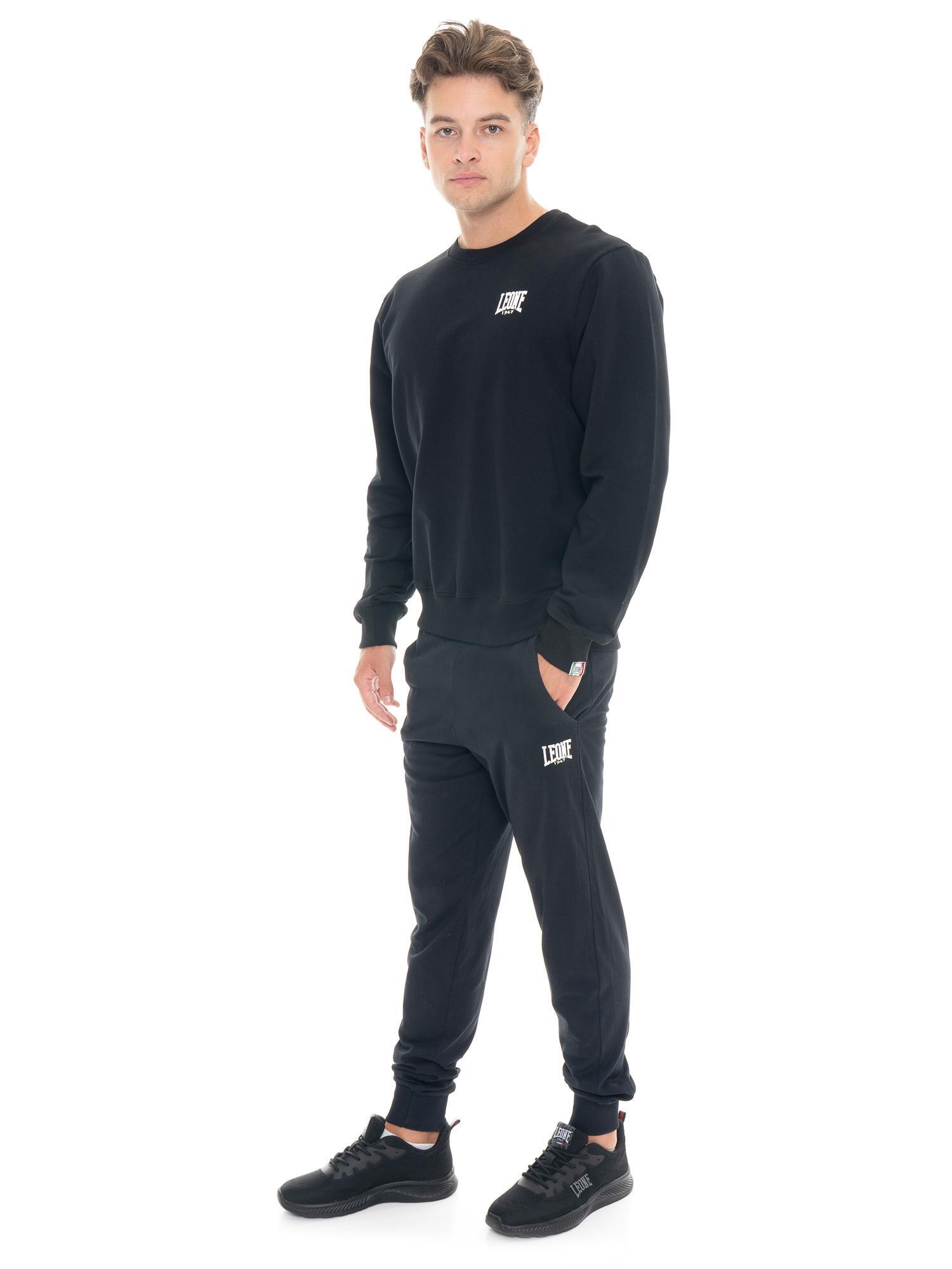 Sweat-shirt d'hiver pour hommes avec capuche et zip avec petit logo "Basic" 2/7