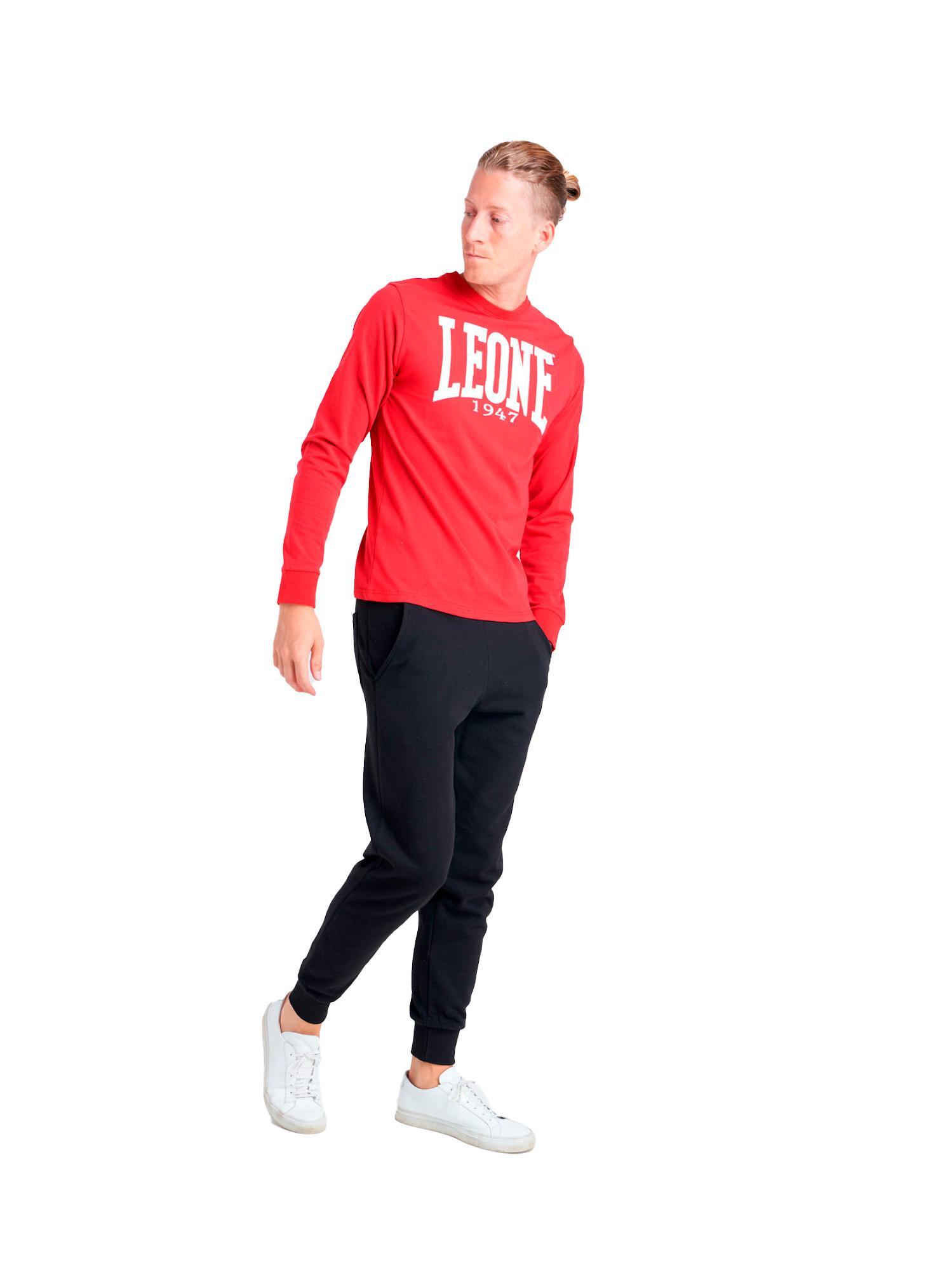 T-shirt da uomo maniche lunghe Leone 1947 Apparel 3/8