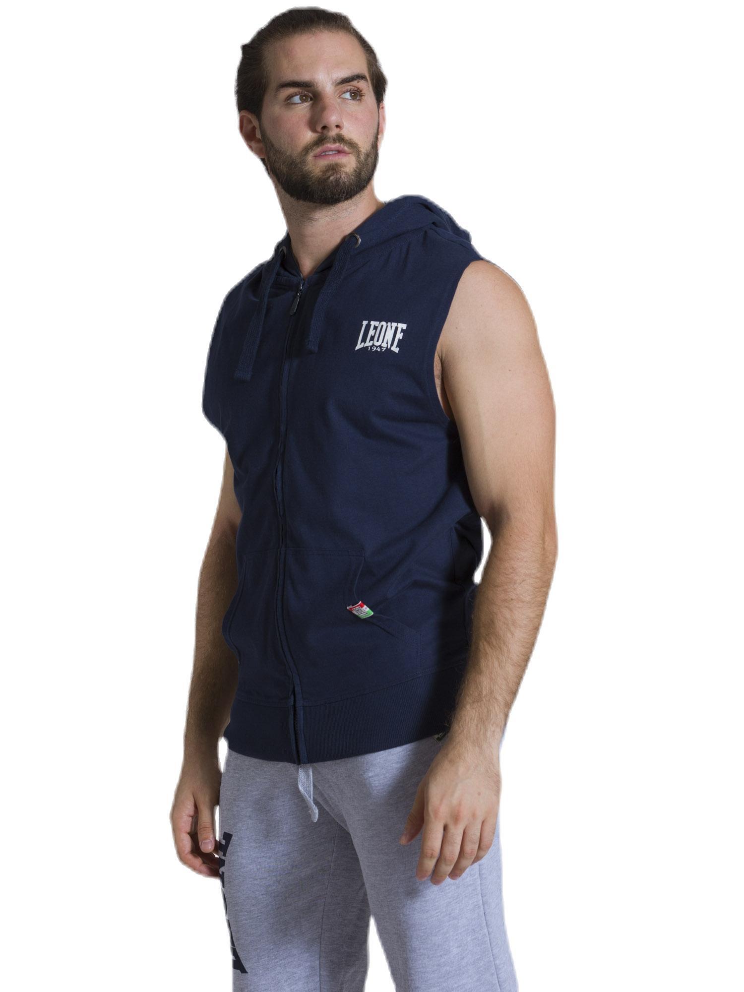 Moletom masculino sem mangas com zíper Leone 1947 Apparel 3/8