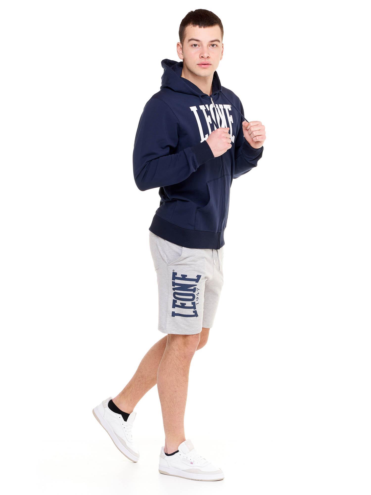Leone 1947 Apparel heren hoodies met rits 3/8