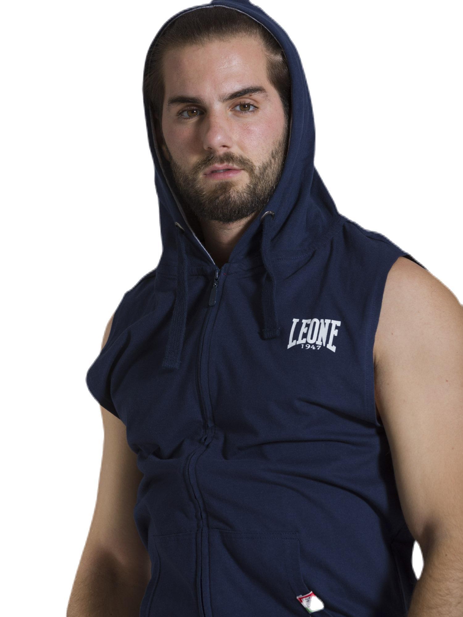 Moletom masculino sem mangas com zíper Leone 1947 Apparel 6/8