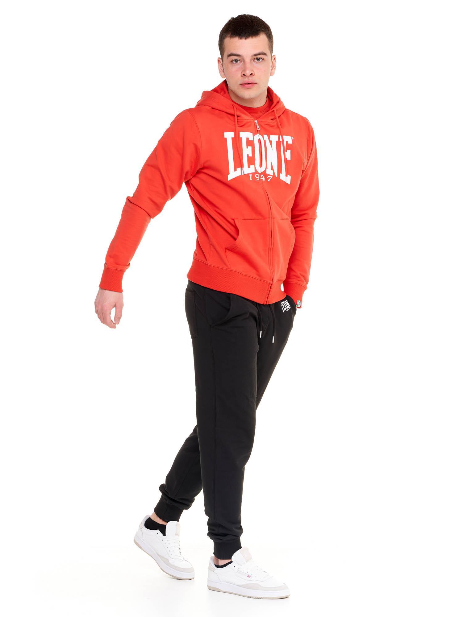 Felpa da uomo con cappuccio e zip Leone 1947 Apparel 3/8