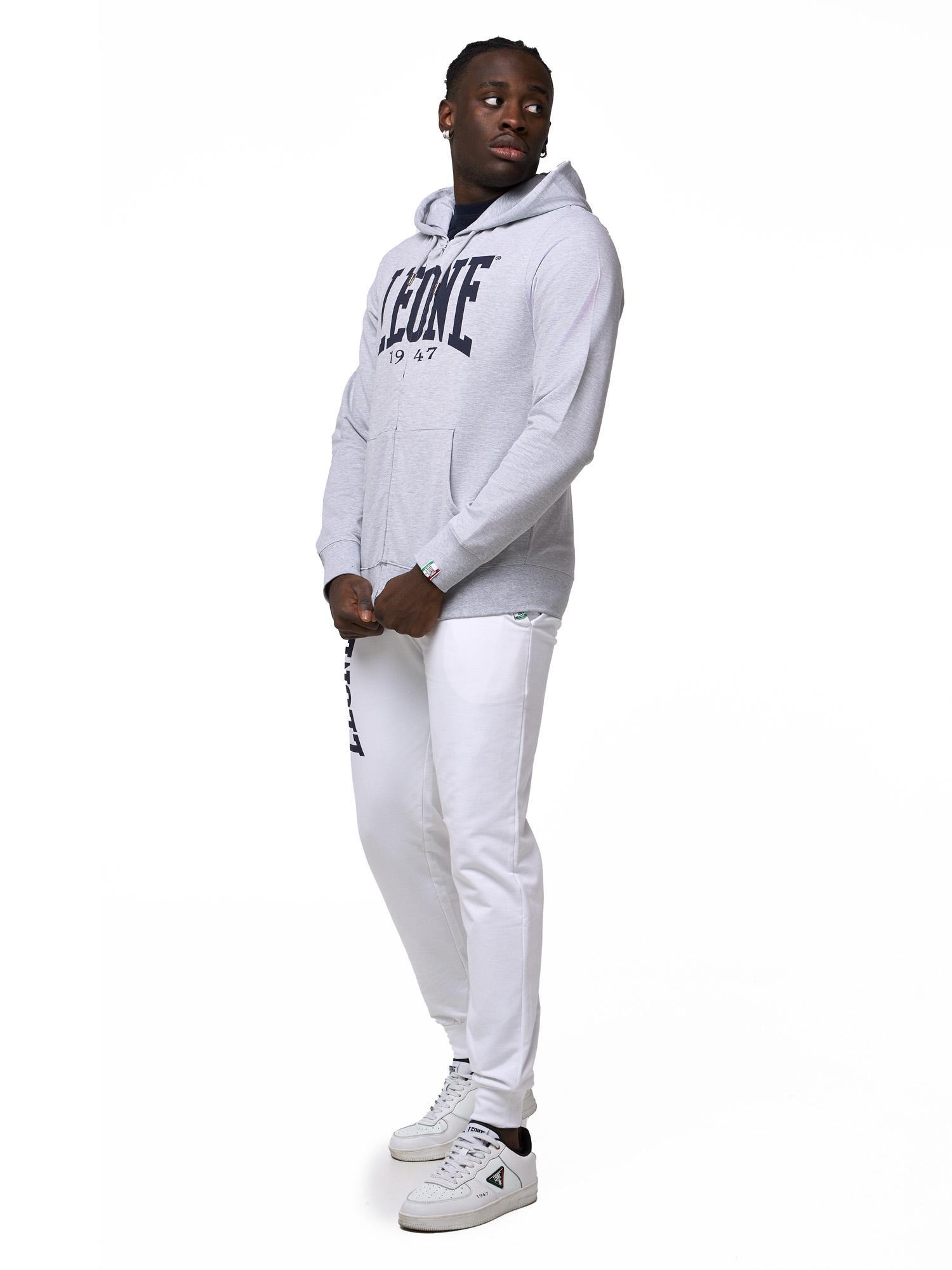 Leone 1947 Apparel Bluzy z kapturem męskie zapinane na zamek