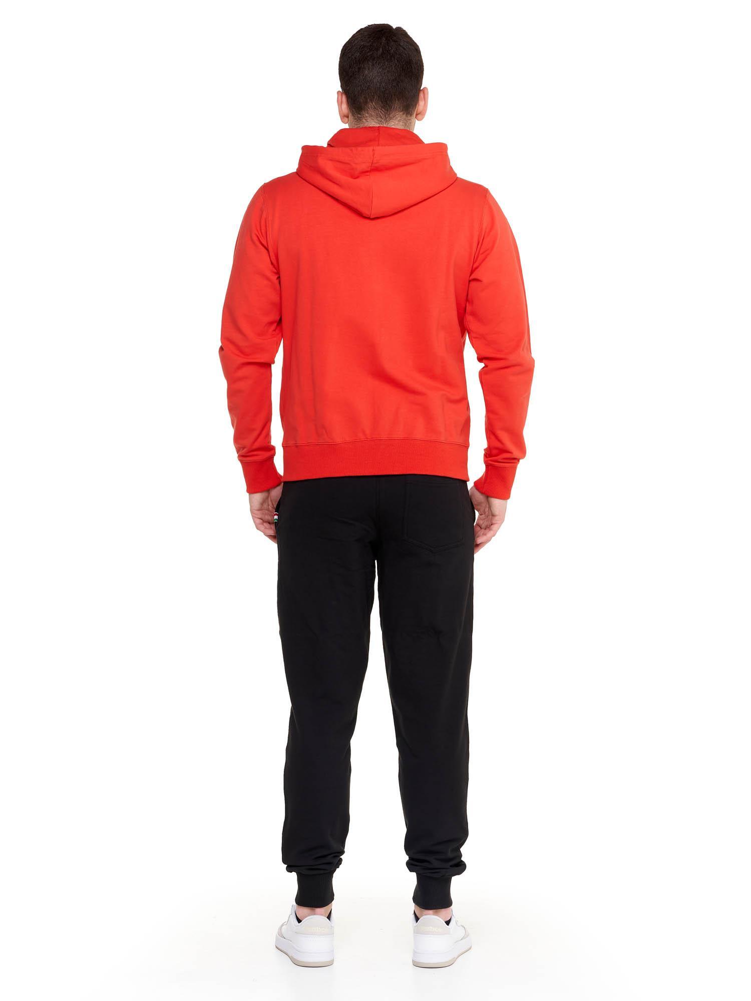 Felpa da uomo con cappuccio e zip Leone 1947 Apparel 4/8
