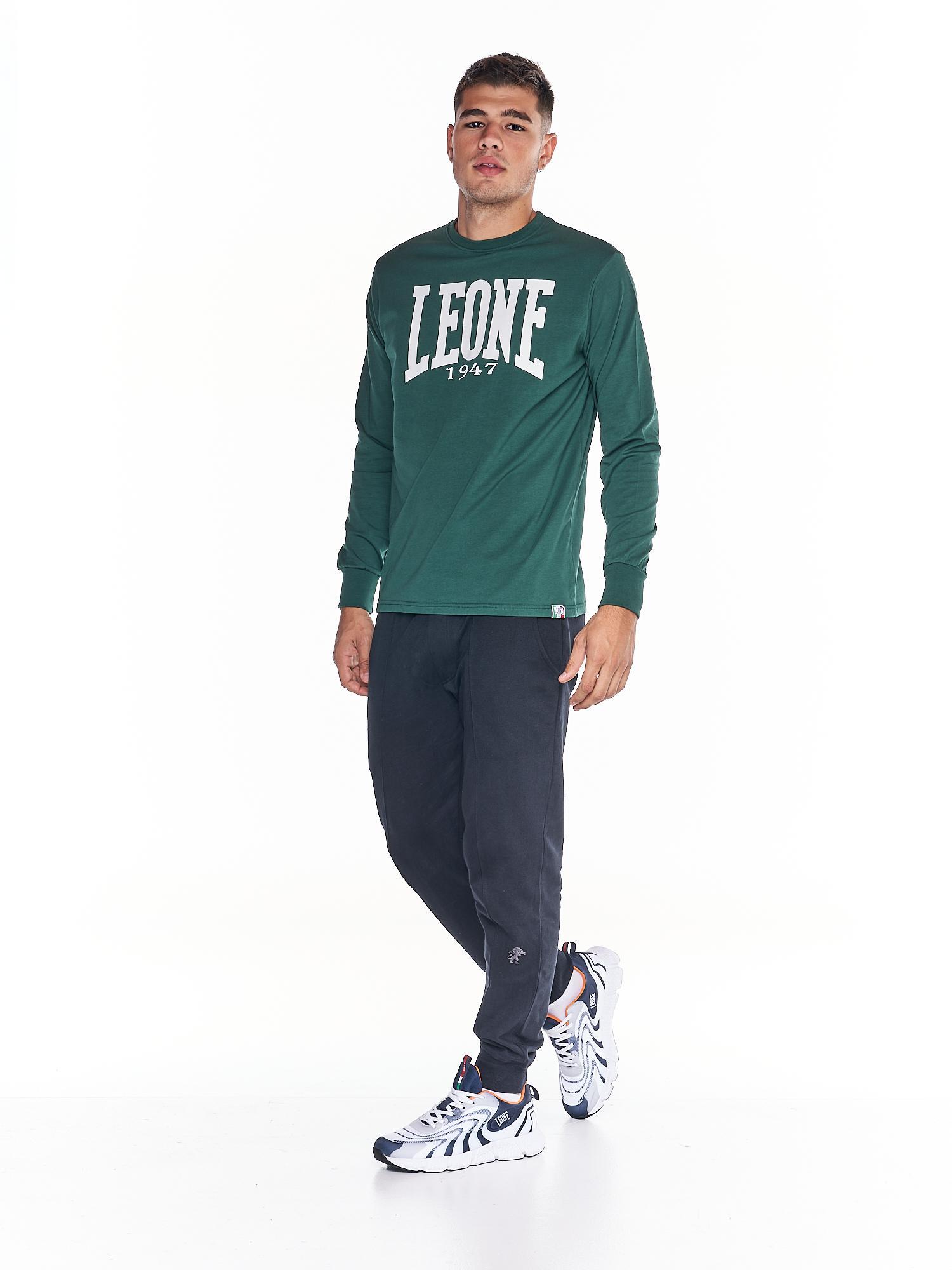 T-shirt da uomo maniche lunghe Leone 1947 Apparel 3/8