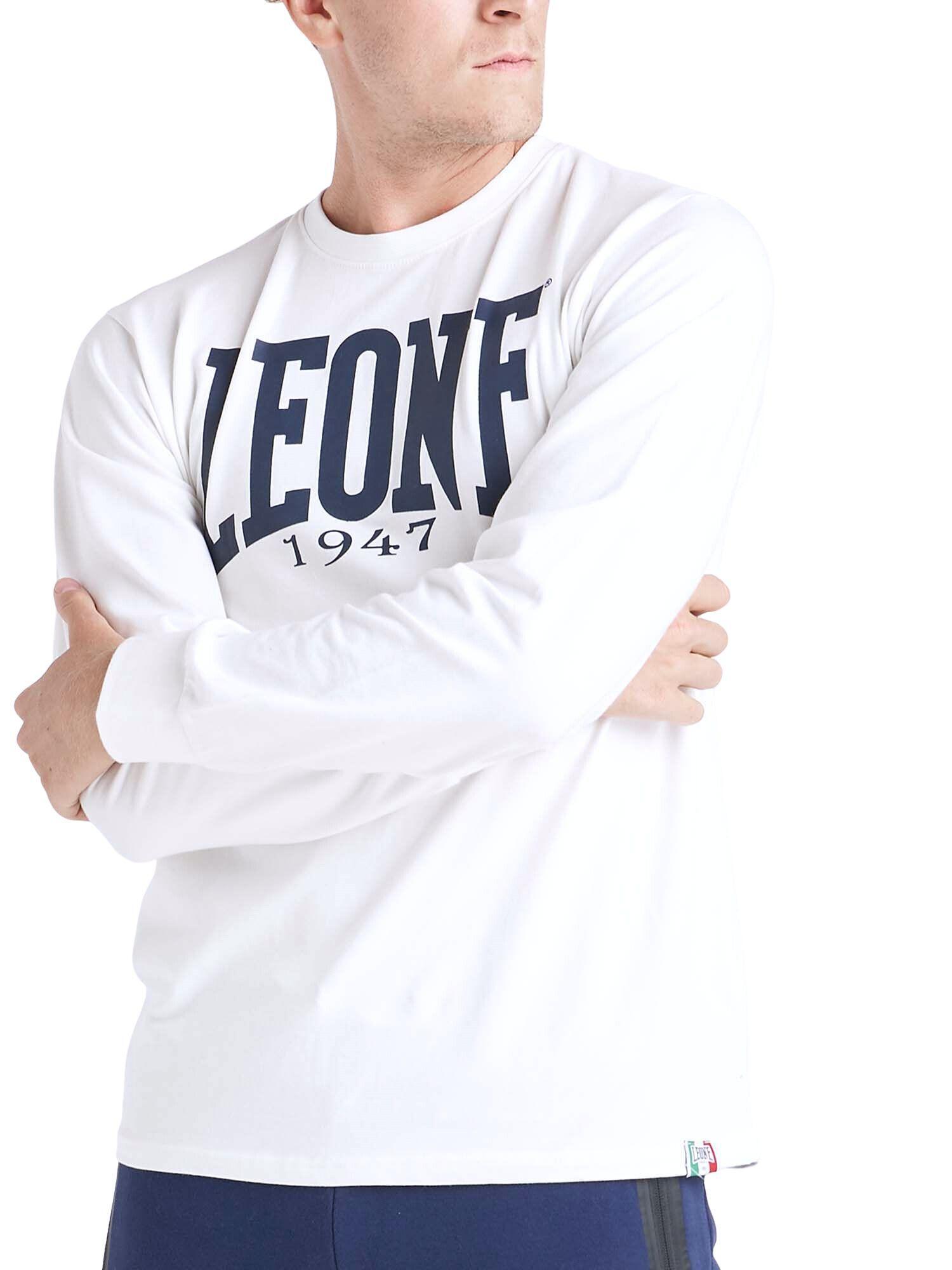 T-shirt da uomo maniche lunghe Leone 1947 Apparel 5/8