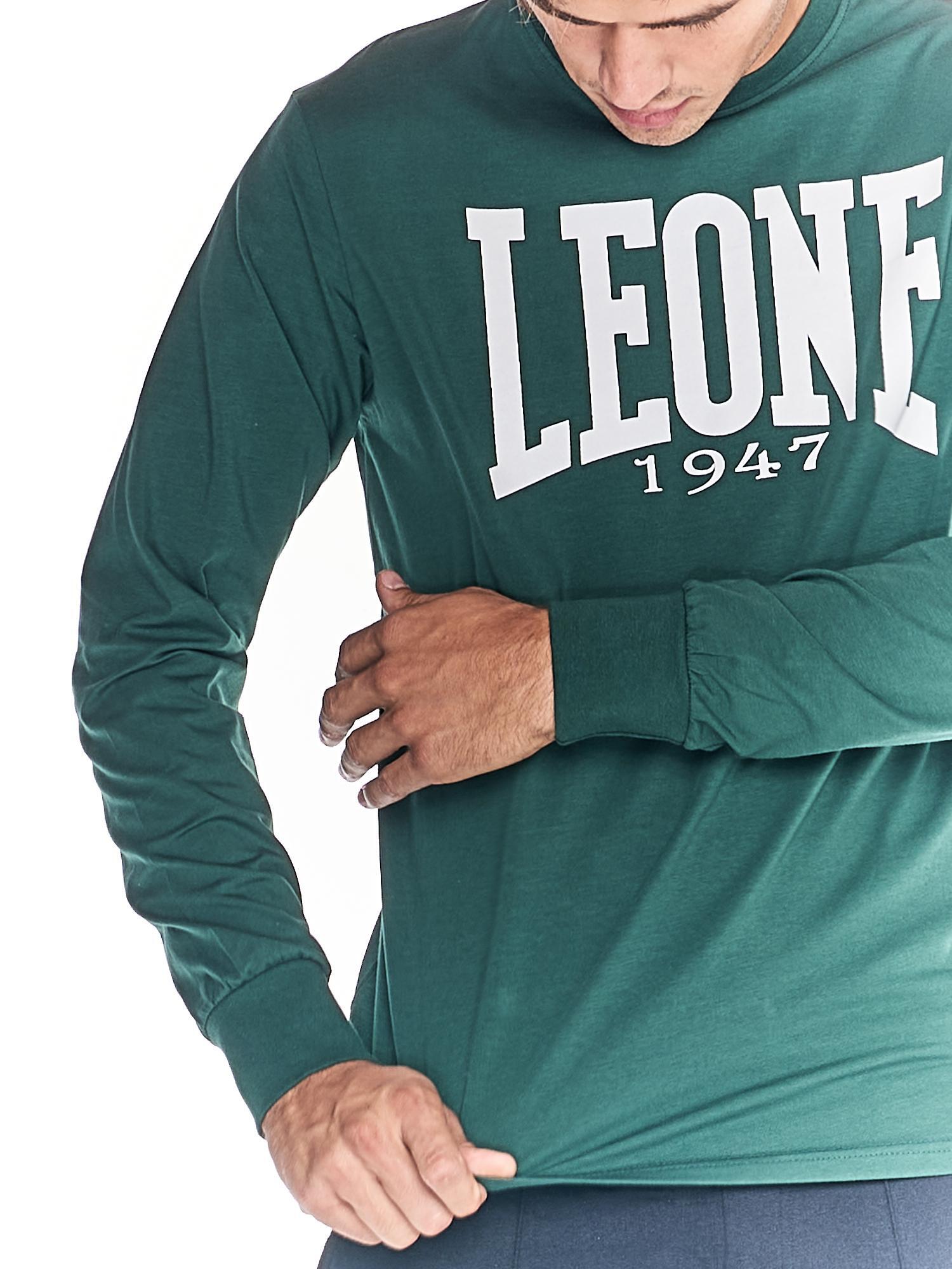 T-shirt da uomo maniche lunghe Leone 1947 Apparel 5/8