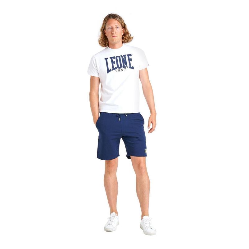 Tricou bărbătesc cu mânecă scurtă și logo mare