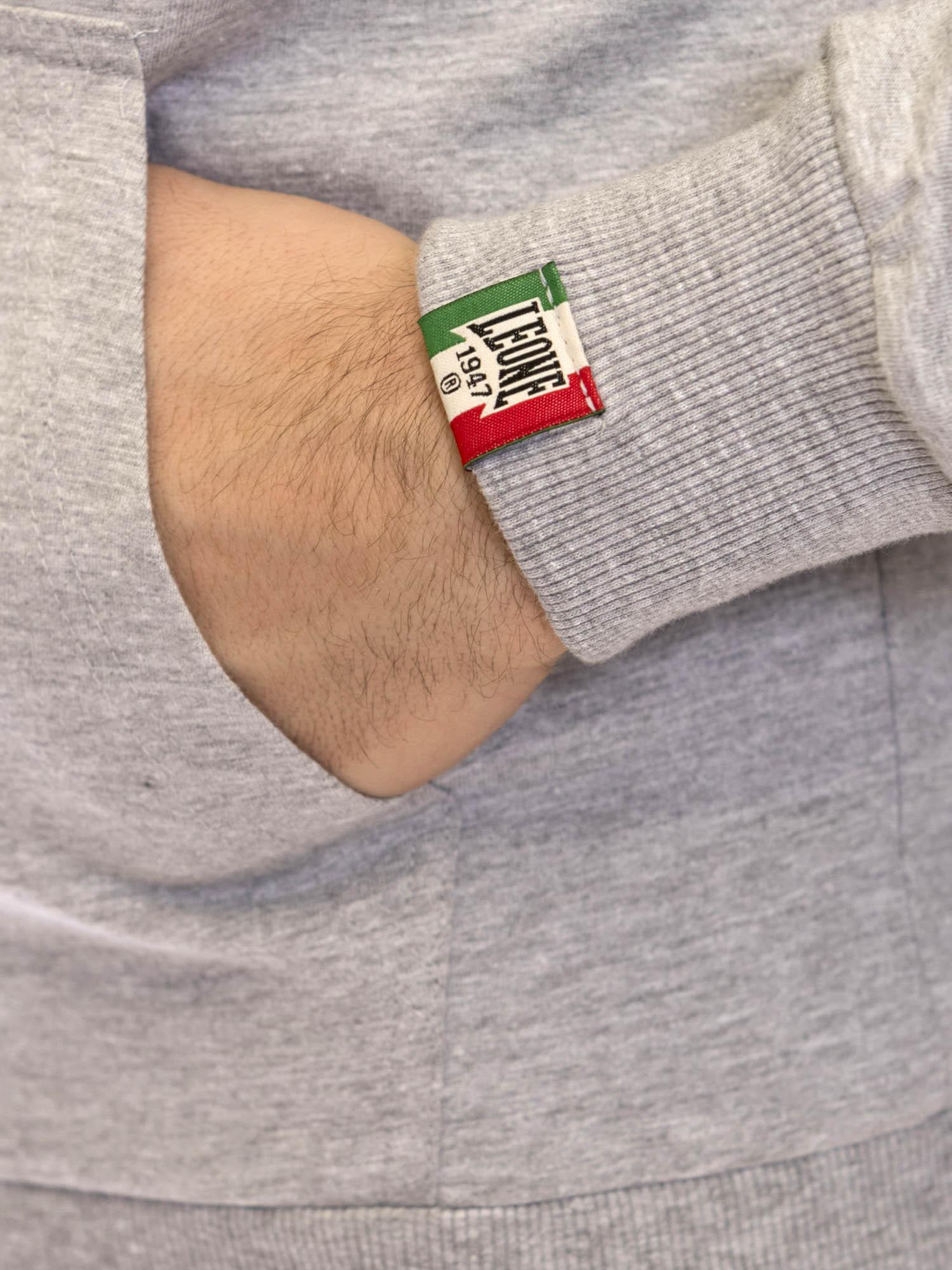 Leone 1947 Apparel Herren-Kapuzenpullover mit Reißverschluss 5/8