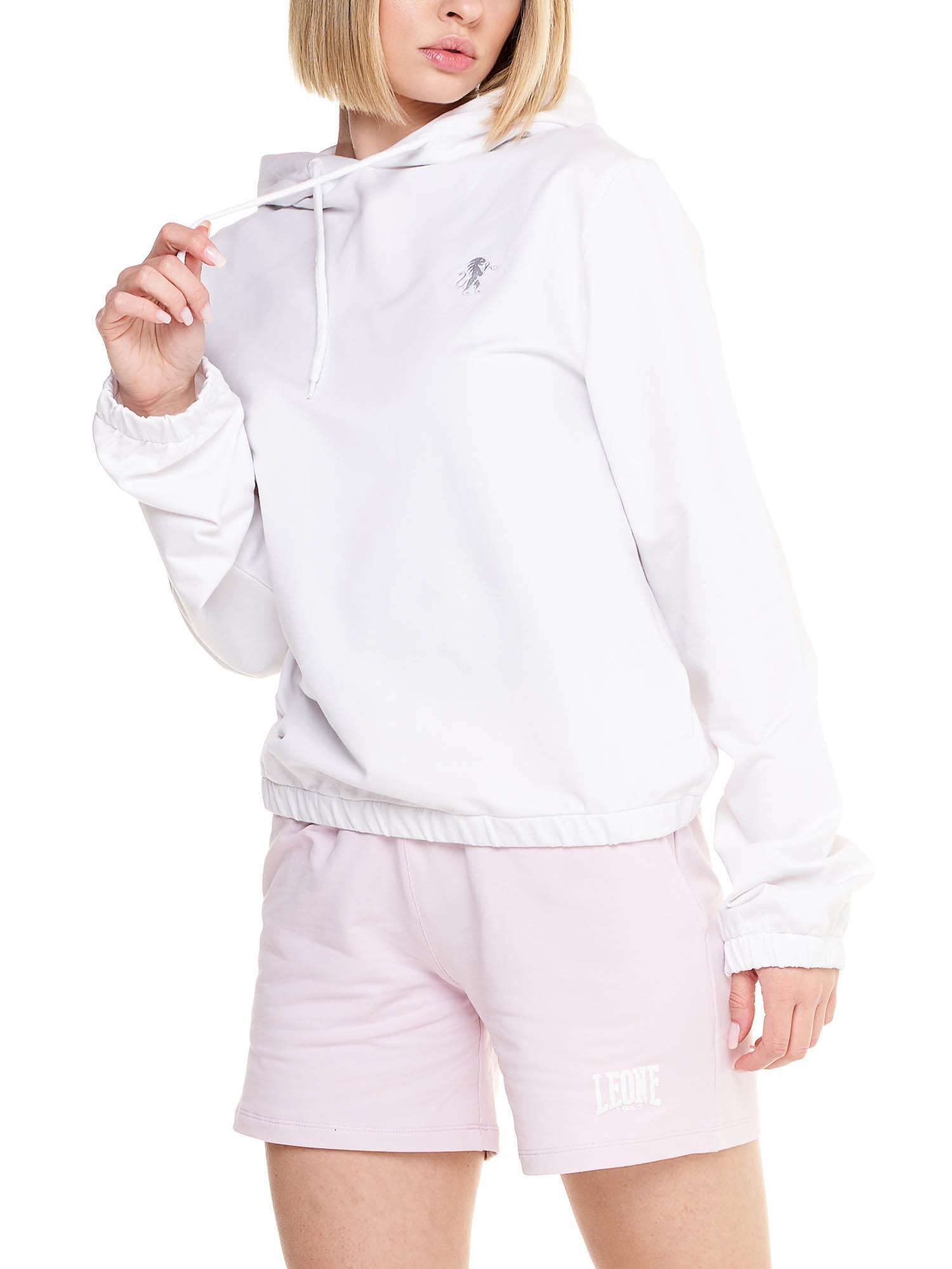 Sudadera corta con capucha de boxeo elegante 5/8
