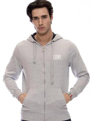 Felpe da uomo con cappuccio e zip Leone 1947 Apparel