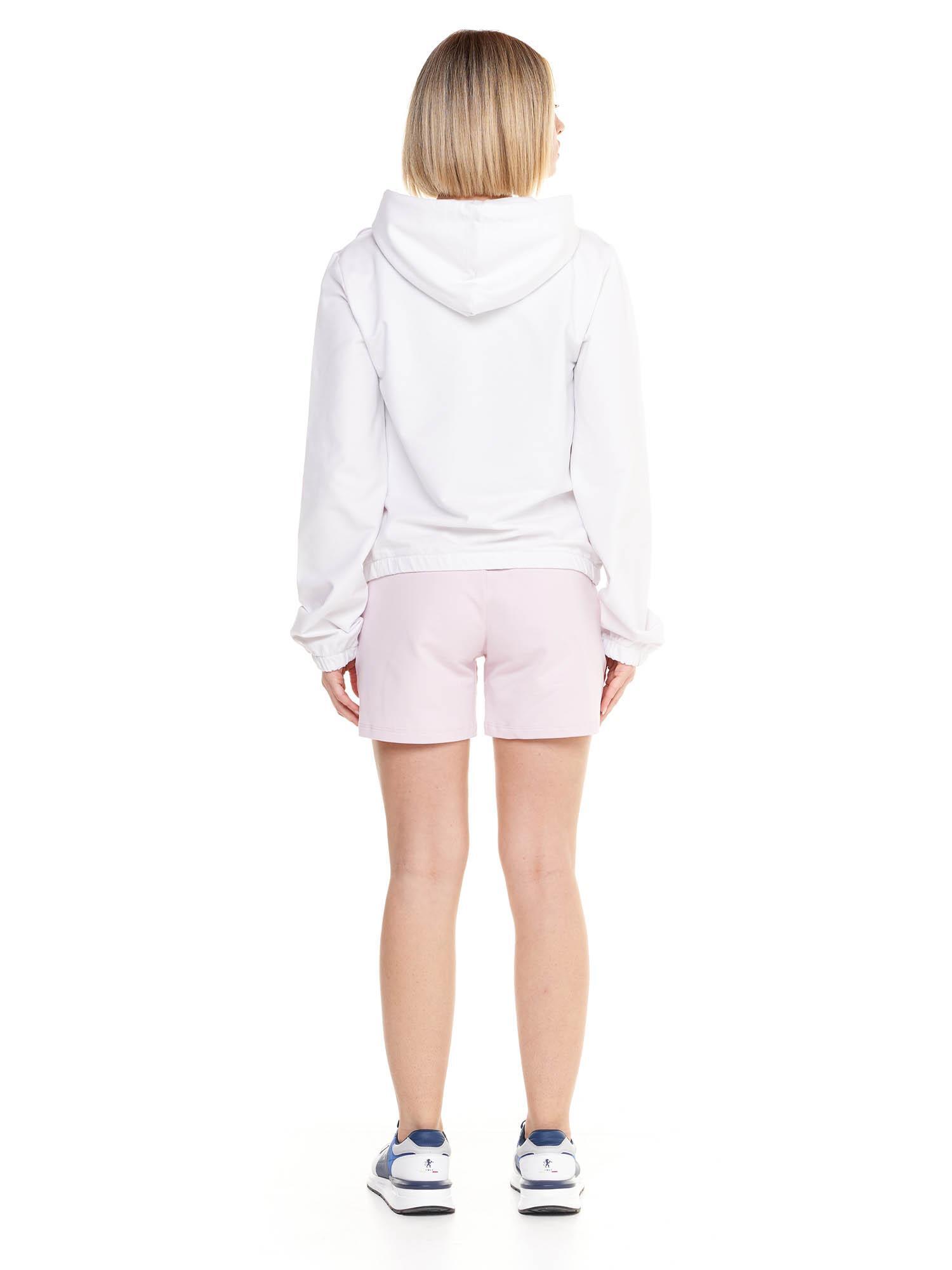 Sudadera corta con capucha de boxeo elegante 4/8