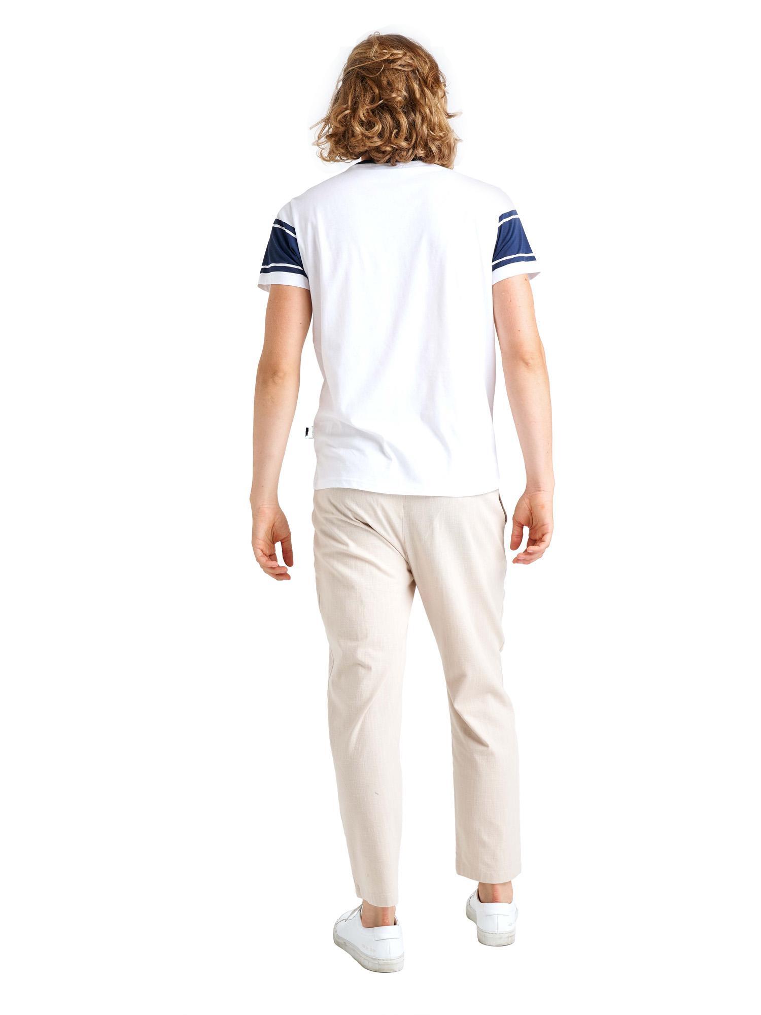 T-shirt da uomo a maniche corte in cotone organico Minimal 4/5