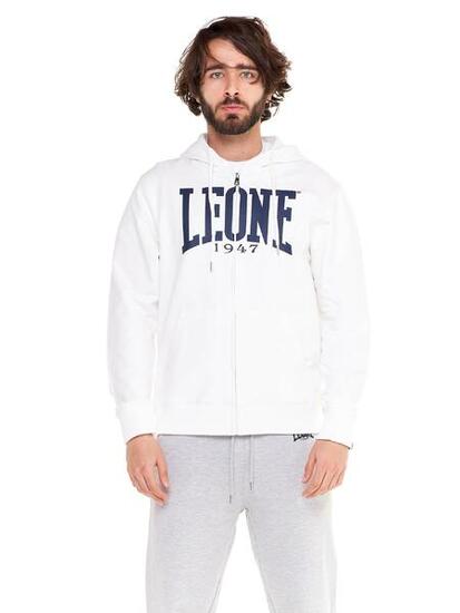 Leone 1947 Apparel Bluzy z kapturem męskie zapinane na zamek