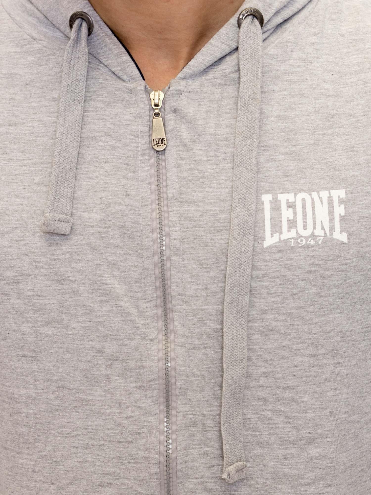 Leone 1947 Apparel Herren-Kapuzenpullover mit Reißverschluss 6/8