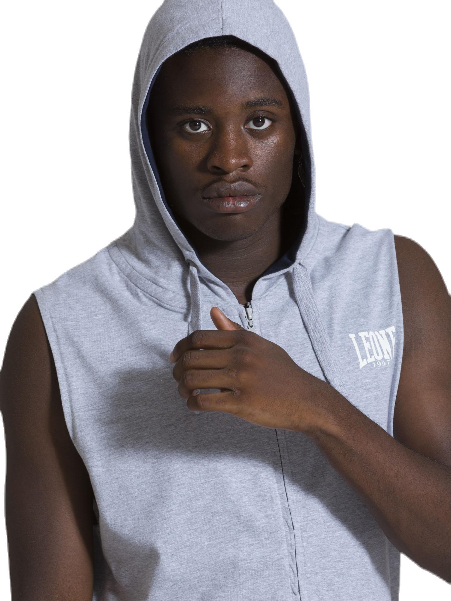 Moletom masculino sem mangas com zíper Leone 1947 Apparel 5/8