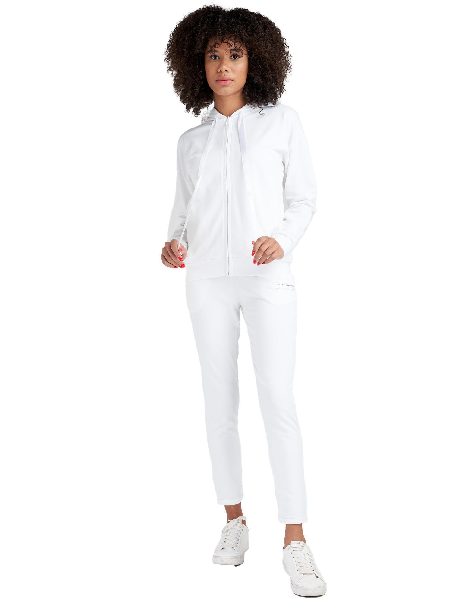 Survêtement femme luxe à capuche et zip 2/8