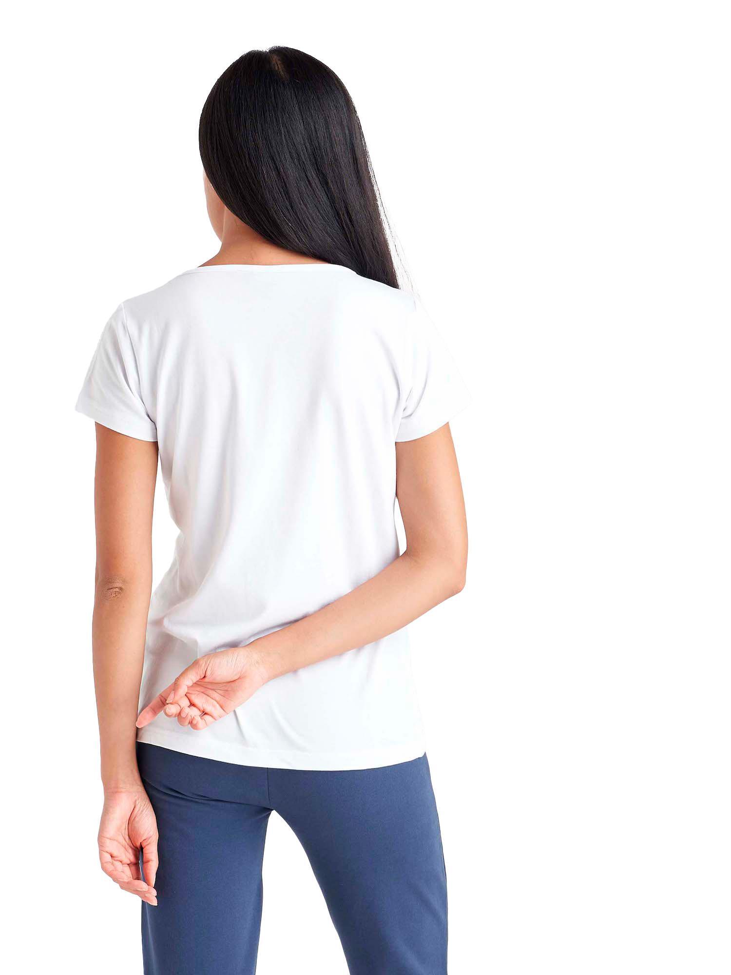 Camiseta básica de manga corta para mujer 4/6