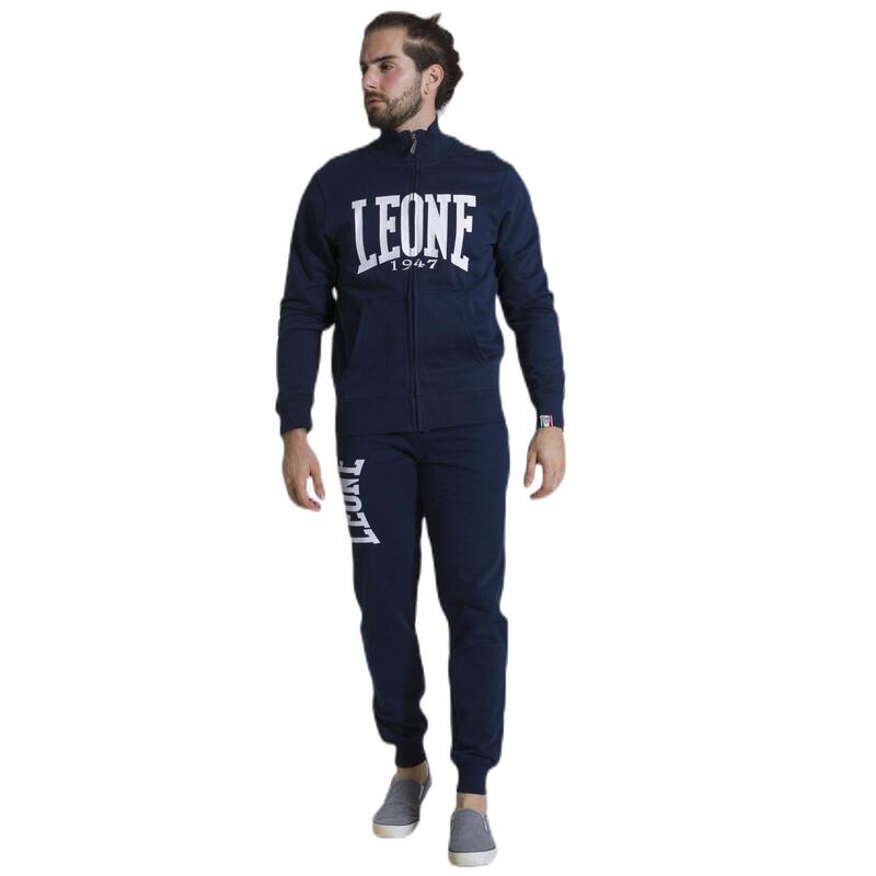 Hanorace cu fermoar integral și guler înalt pentru bărbați Leone 1947 Apparel