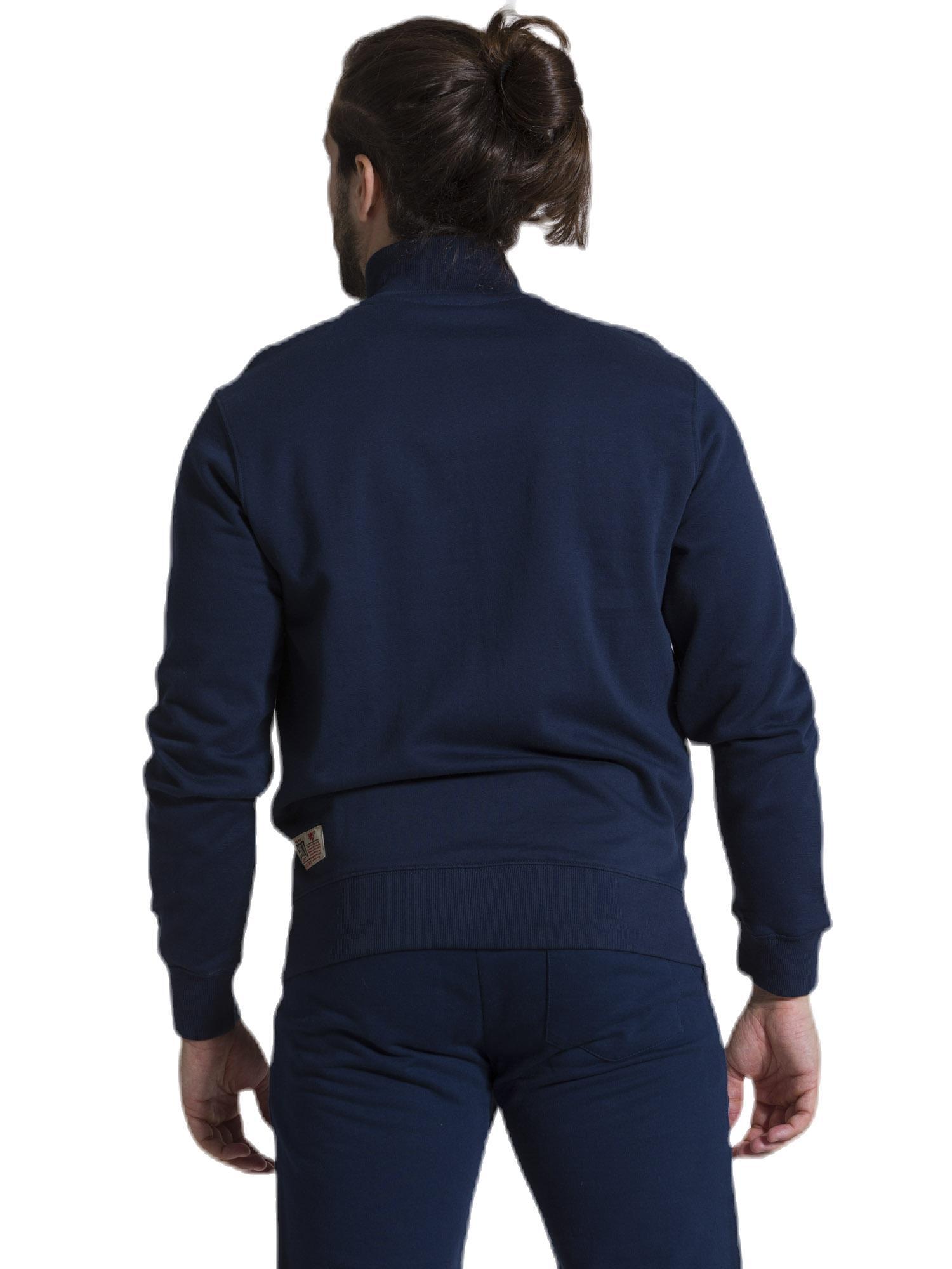 Sweat-shirt homme Leone 1947 Apparel zip intégral col montant 4/8