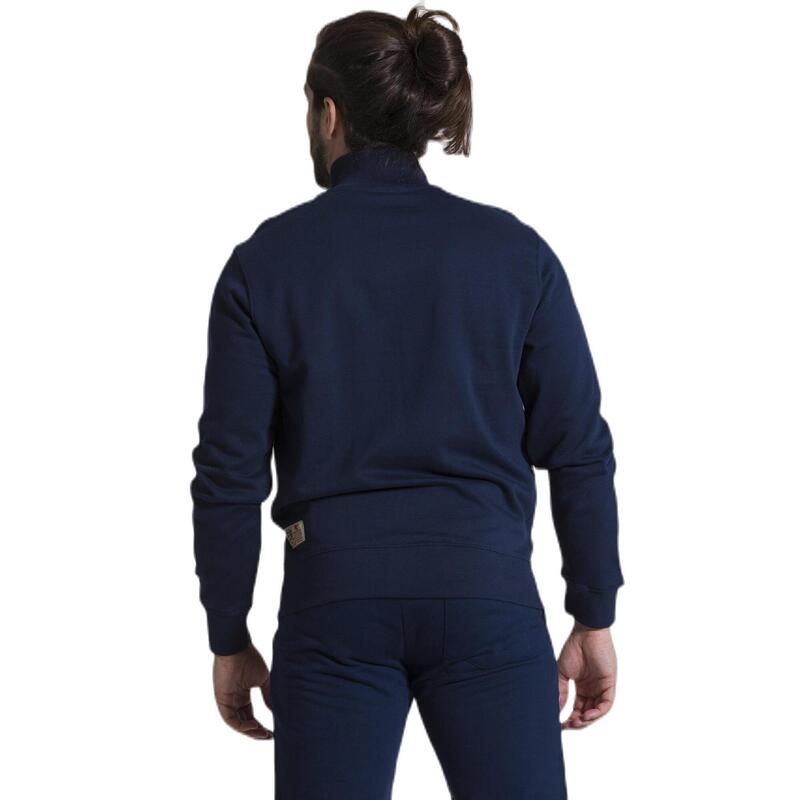 Hanorace cu fermoar integral și guler înalt pentru bărbați Leone 1947 Apparel