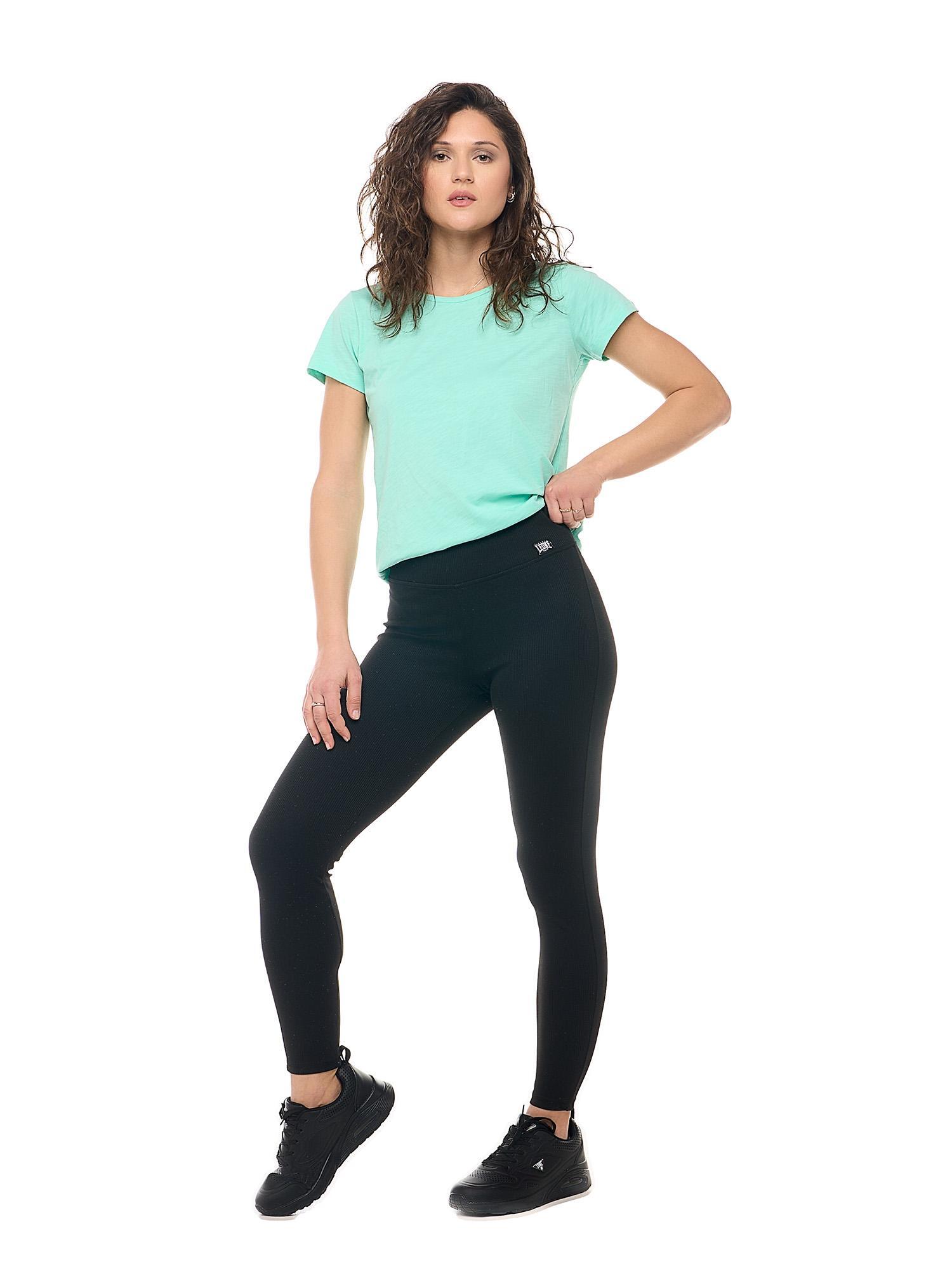 Leggings femme Leone 1947 Apparel côtelé taille élastique confort quotidien 2/6