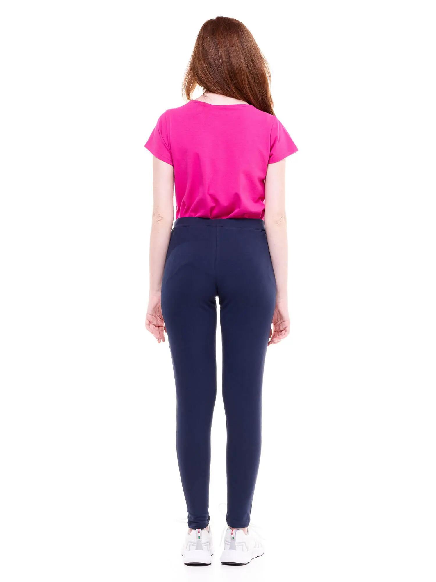 Einfache Damen-Leggings mit kleinem Logo 4/8