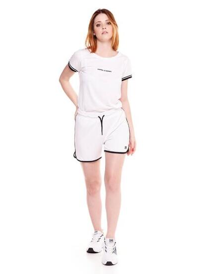 Short femme noir et blanc