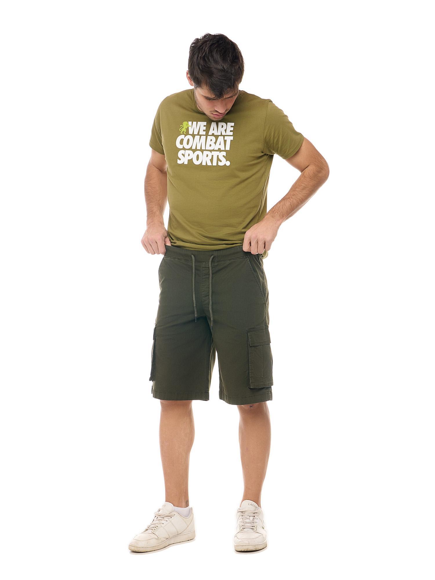 Pantaloncini con tasconi uomo resistenti agli strappi Leone Timeless 2/5