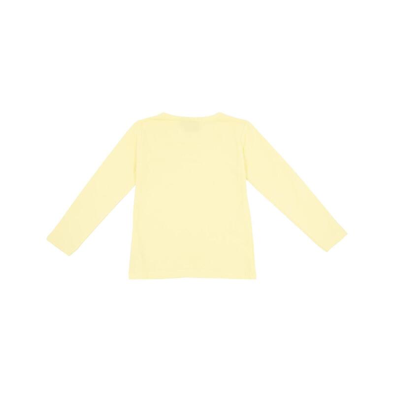 Tricou cu mânecă lungă pentru fete, cu logo Basic mic