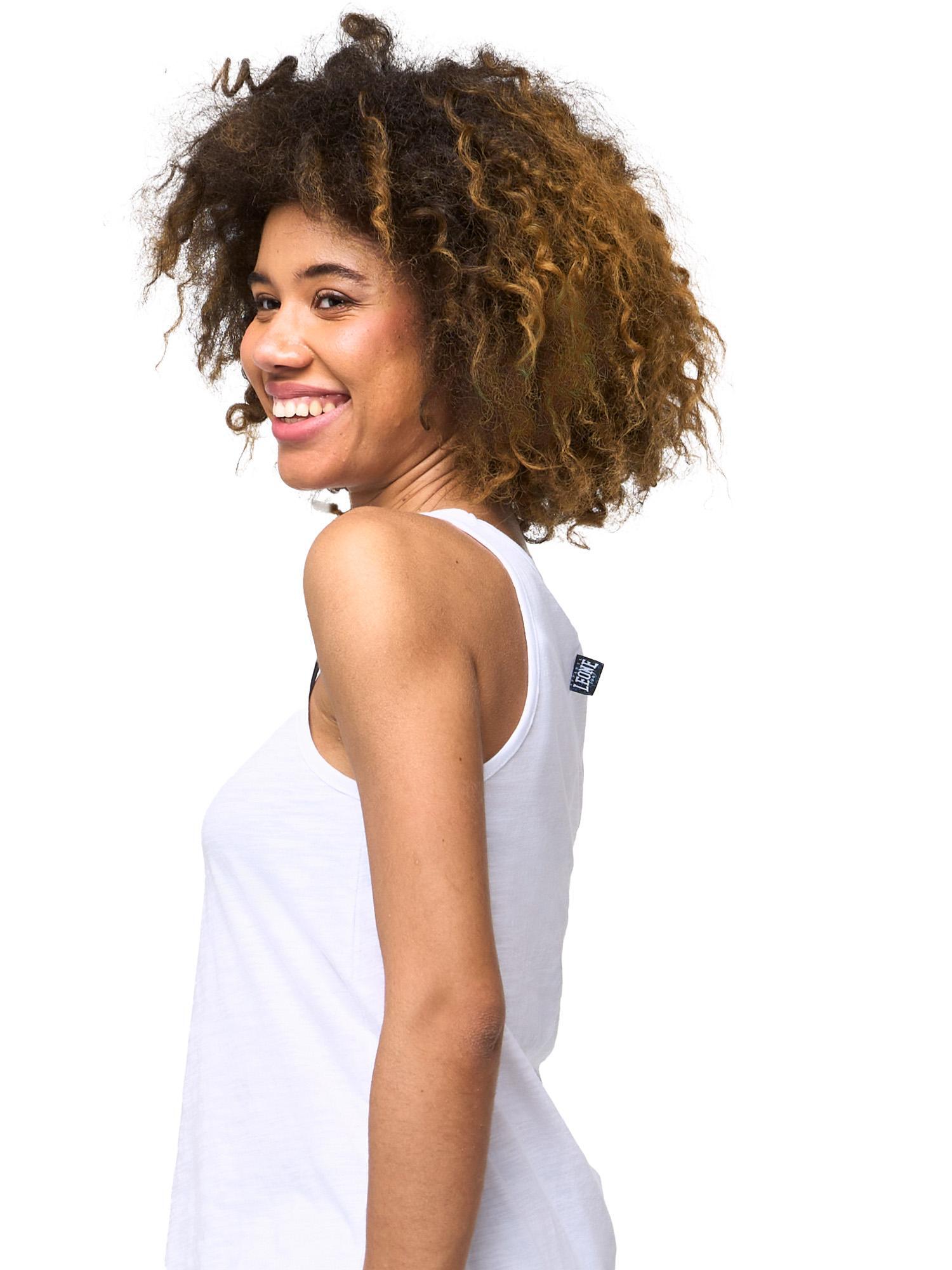 Leone Blauwe dames tanktop 5/8