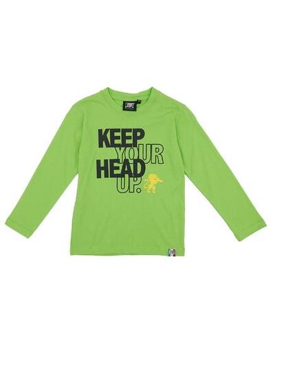 Langarm-T-Shirt mit Basic-Print und Logo