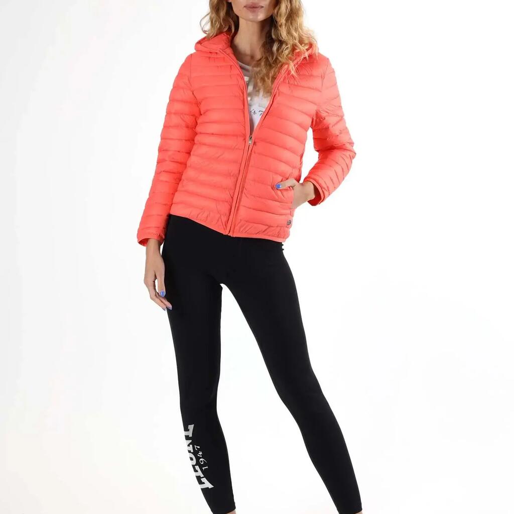 Leone Basic women's spring jacket with hood and zip