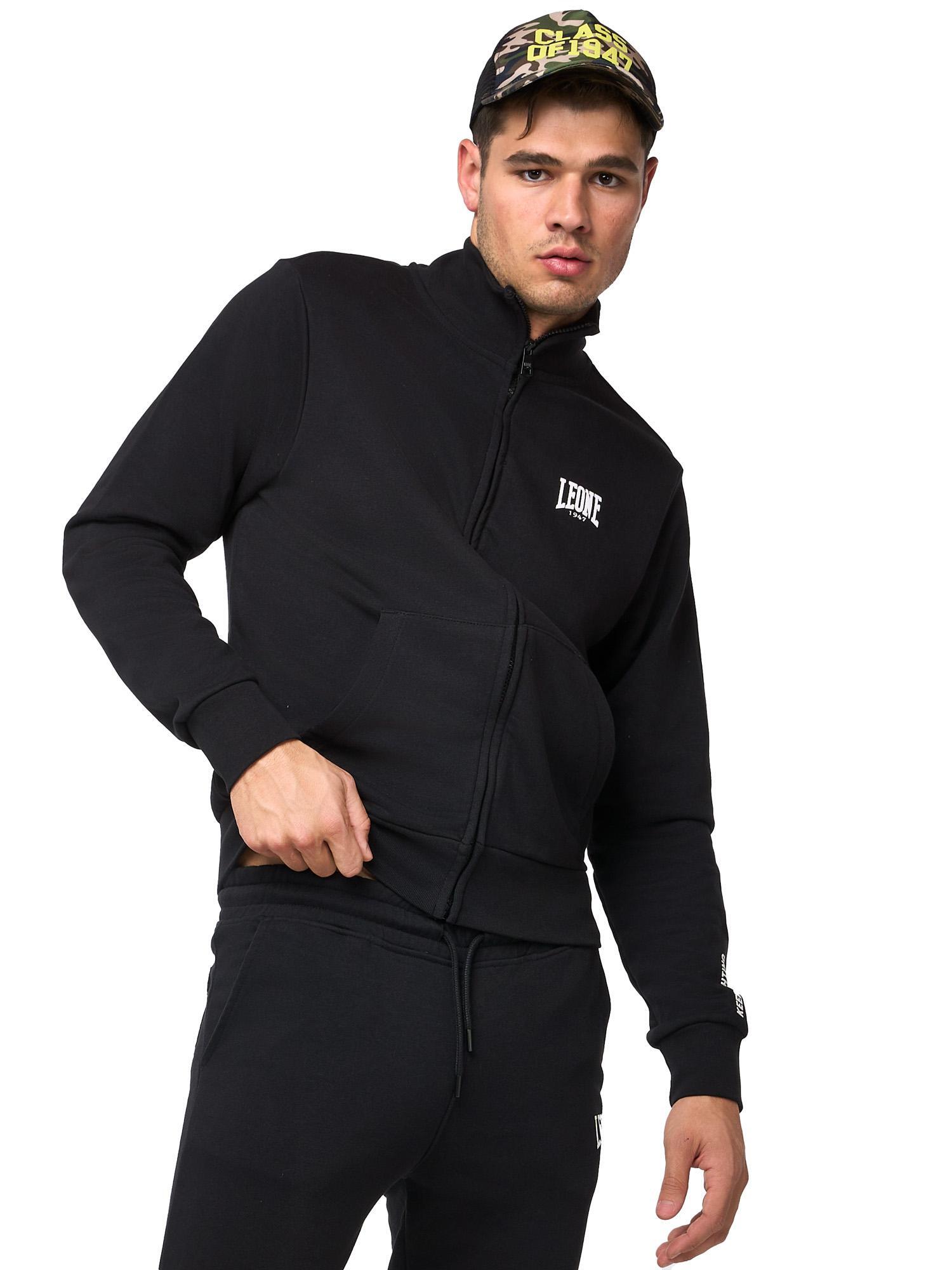 Chándal hombre Leone 1947 Apparel sudadera y pantalón cremallera 3/8