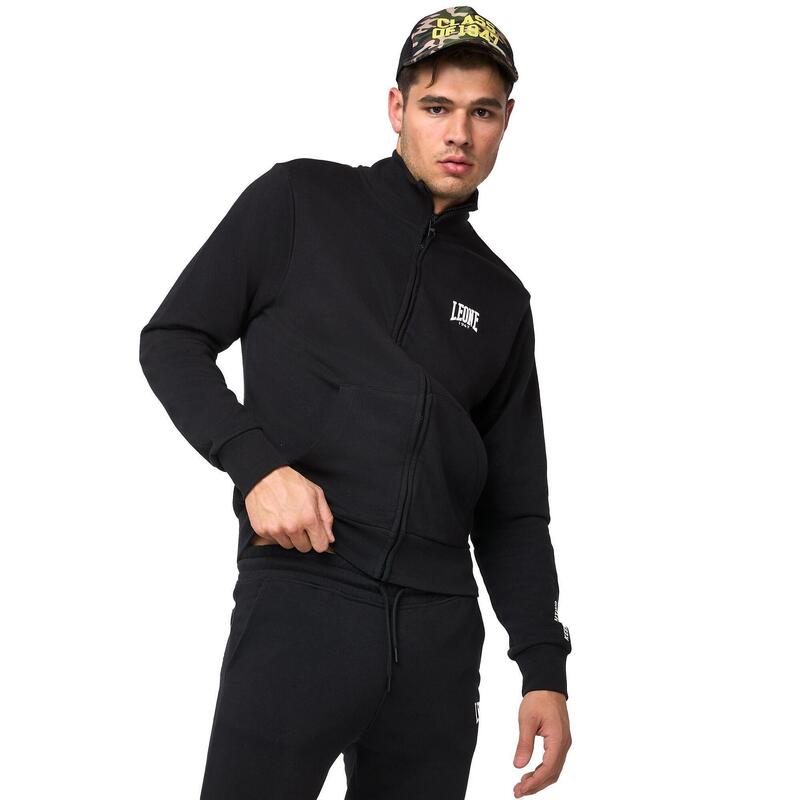 Trening bărbați Leone 1947 Apparel Basic fermoar