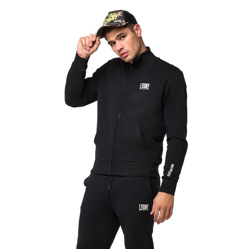 Trening bărbați Leone 1947 Apparel Basic fermoar