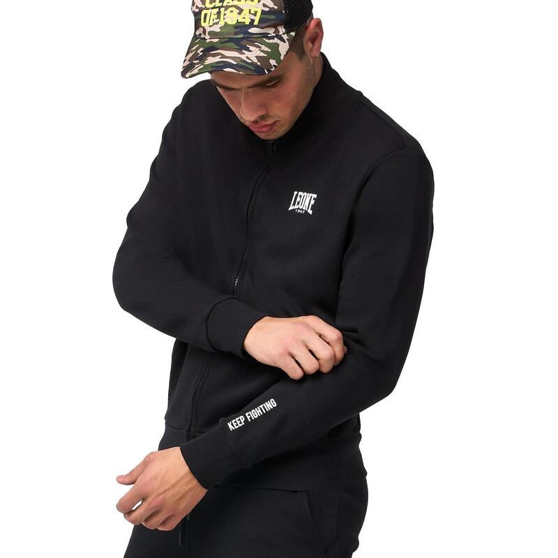 Trening bărbați Leone 1947 Apparel Basic fermoar